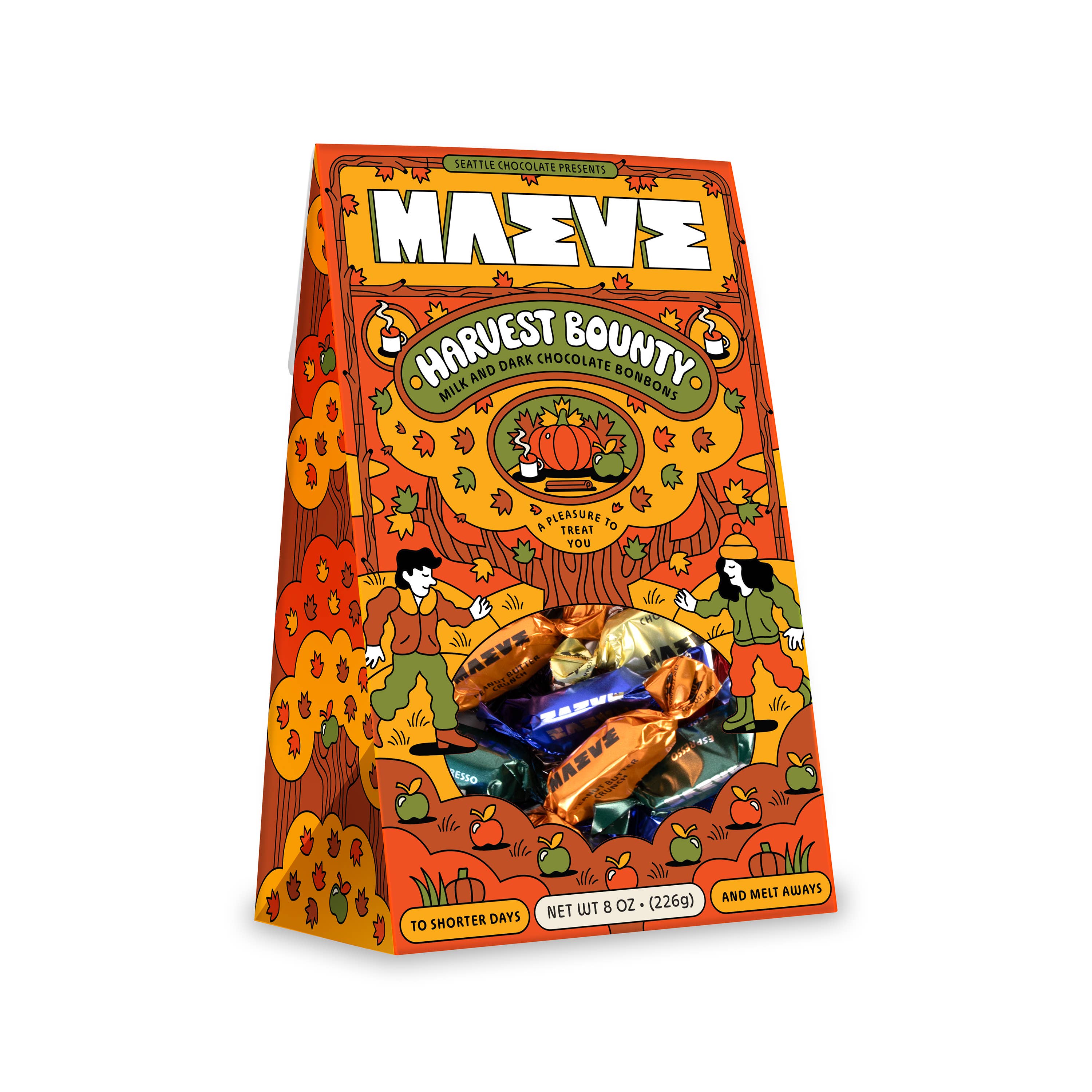 Harvest Bounty Bonbon Box - 8oz