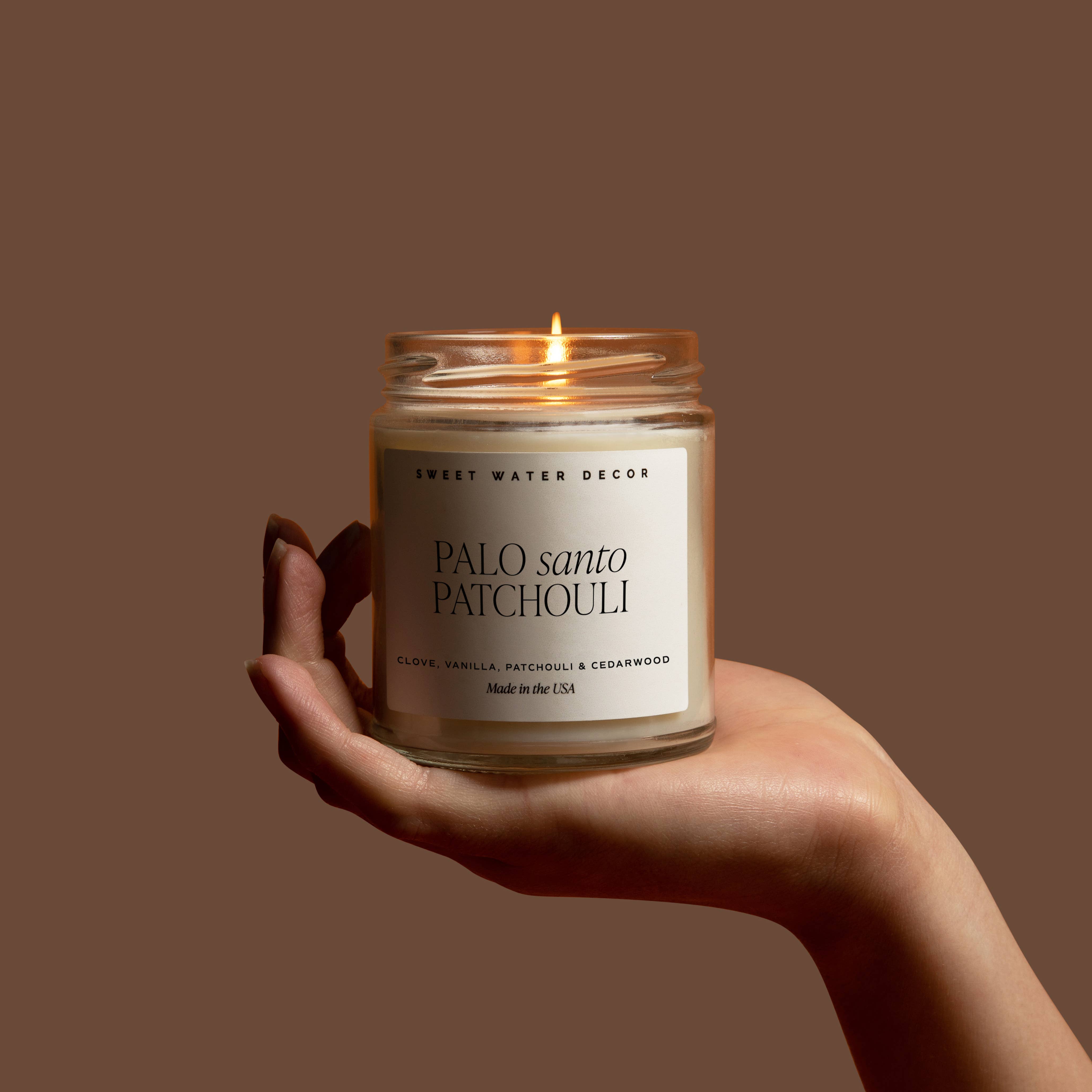Palo Santo Patchouli Soy Candle | 9oz Aromatic Bliss