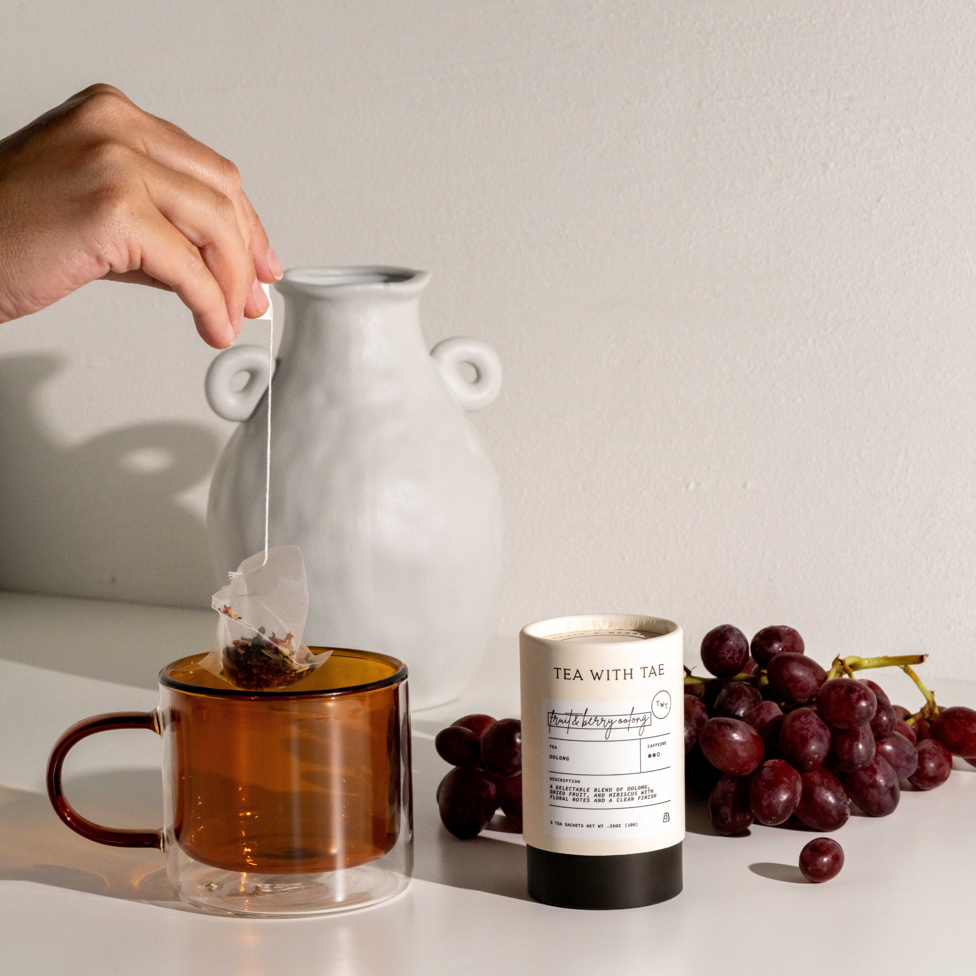 Fruit & Berry Oolong Mini Tea Tube Gift (5 Tea Bags) | Flavorful Gift
