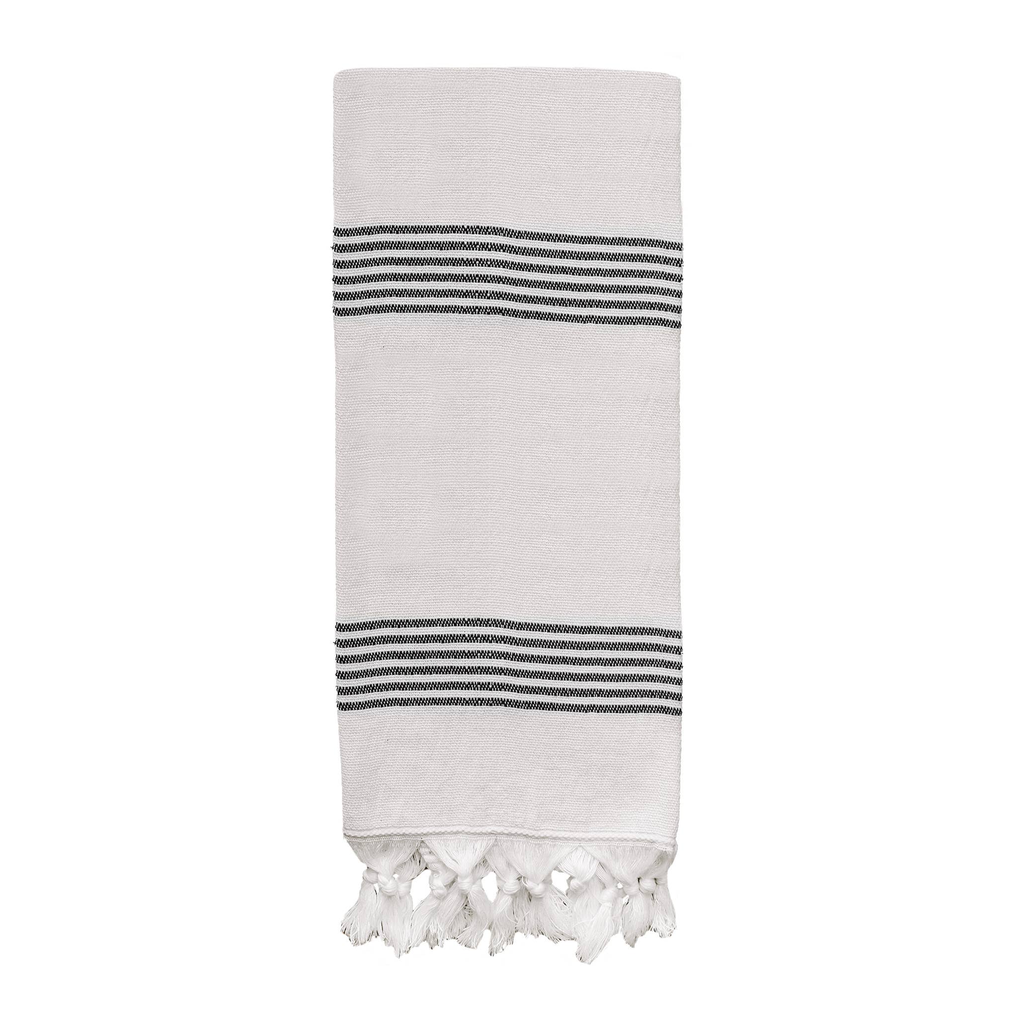 Turkish Cotton Hand Towel | Multi Stripe Design