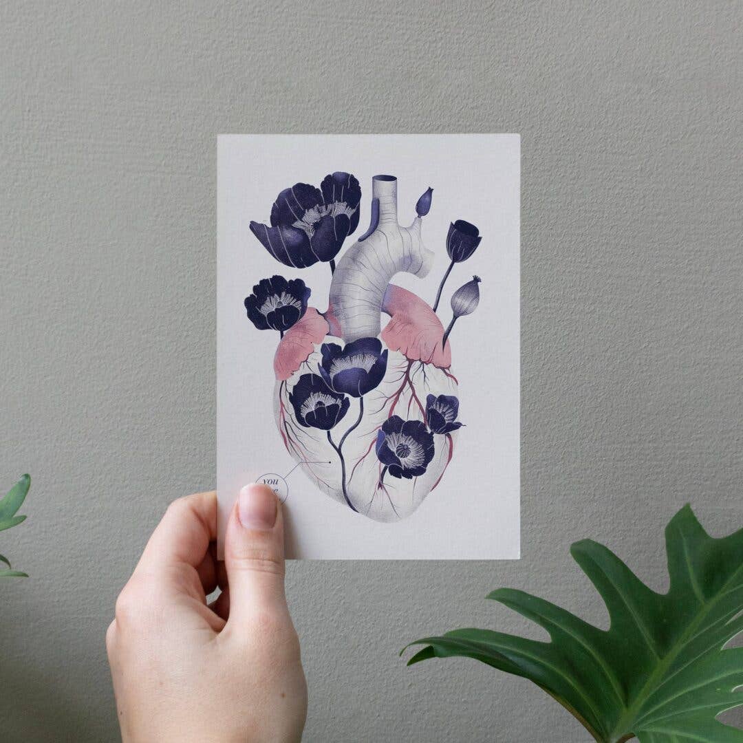 You're here in my heart | Love Card | Friendship Card