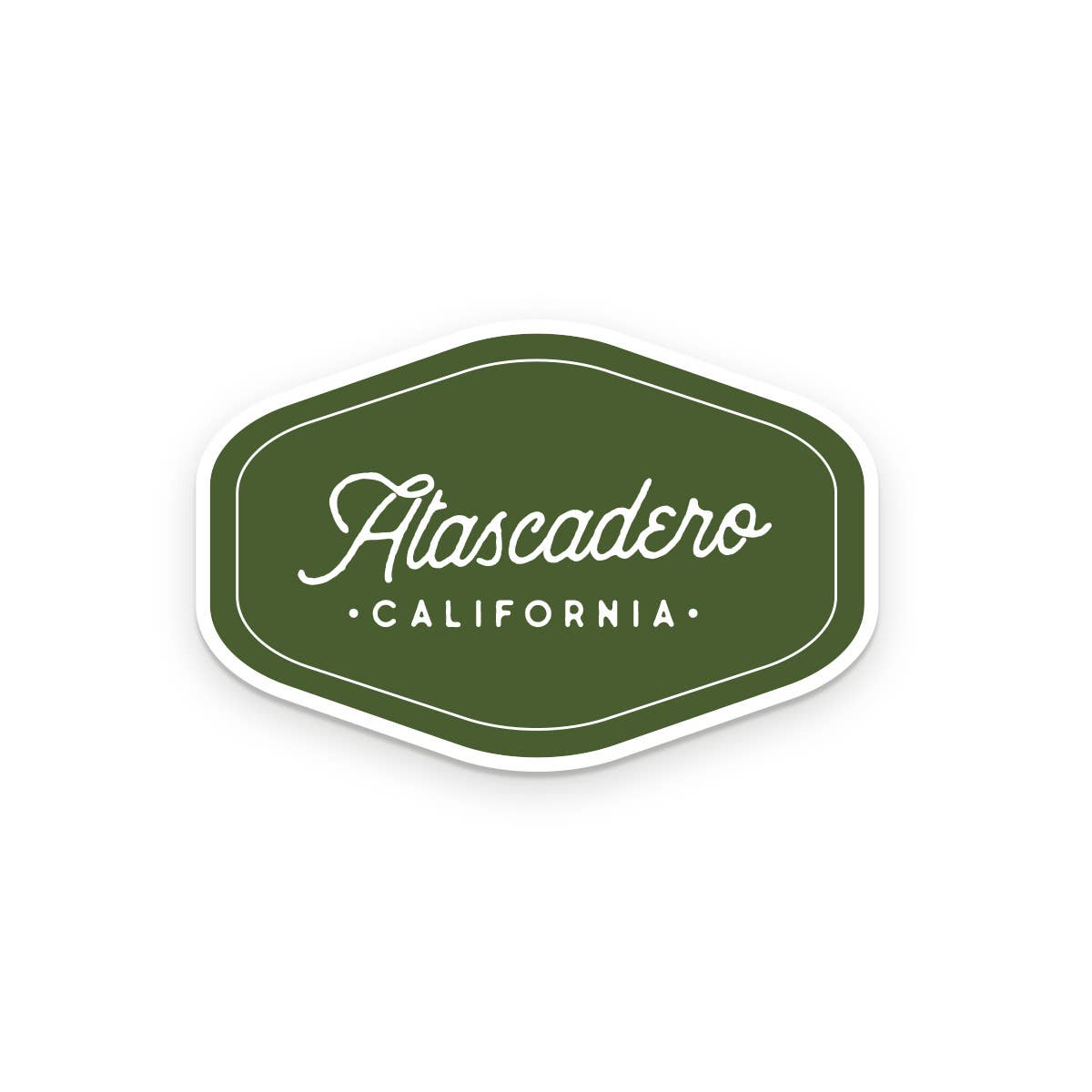 Custom City Script Sticker | Personalized & Durable Design