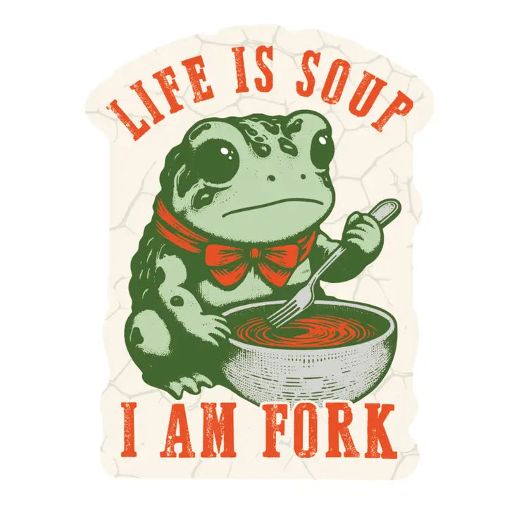 Soup Frog Sticker