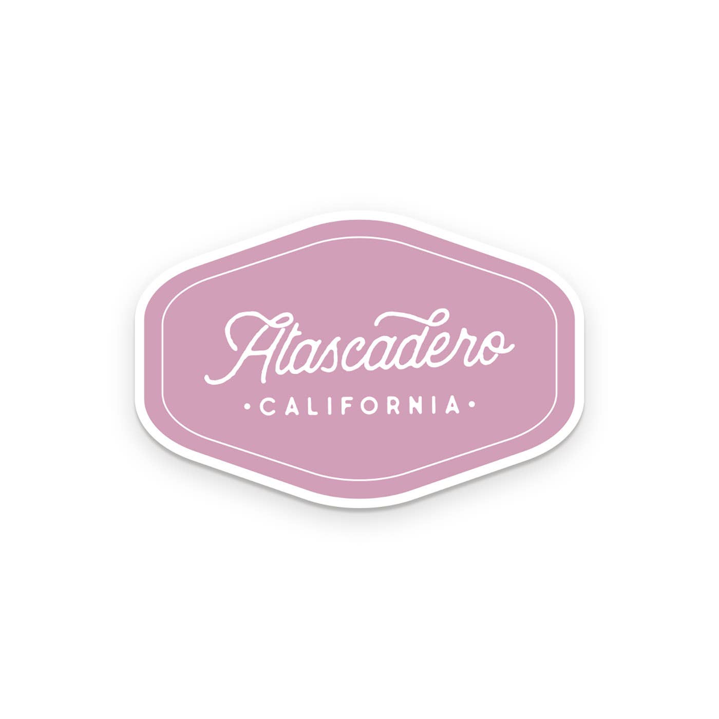Custom City Script Sticker | Personalized & Durable Design