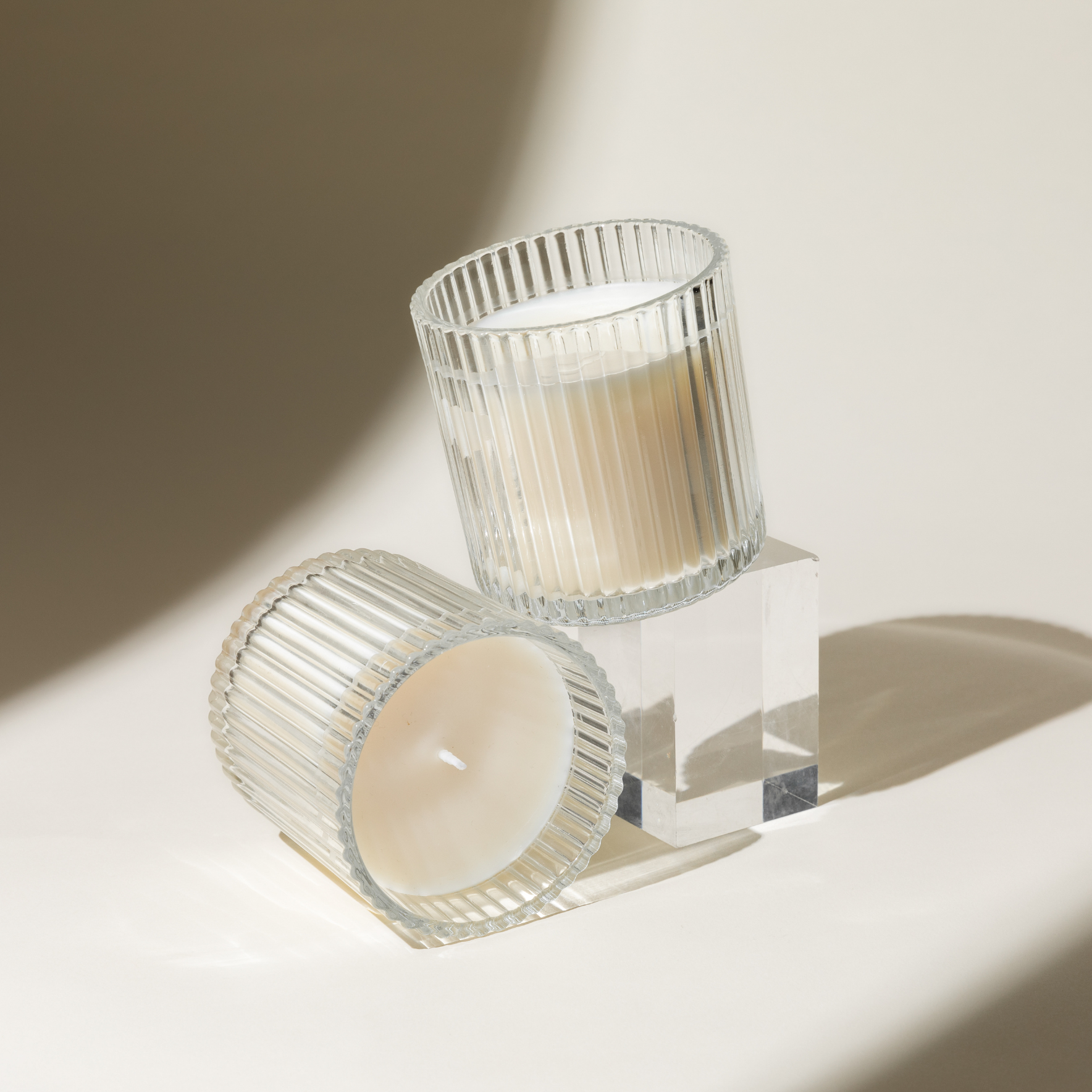 Weekend | 12 oz Soy Candle, Fluted Ribbed Jar
