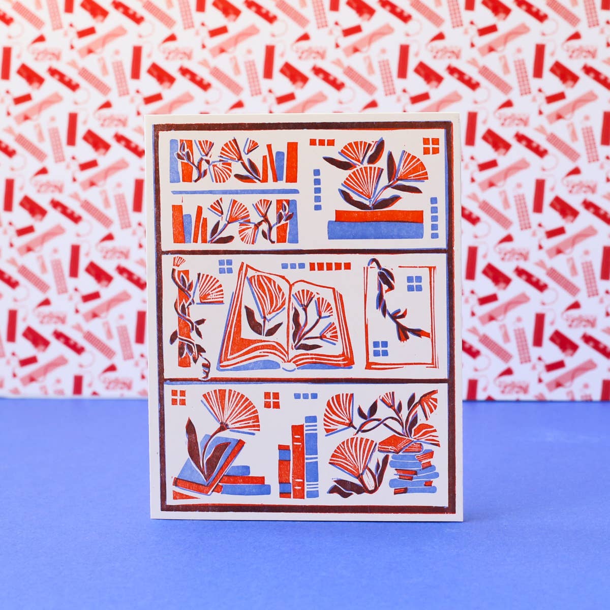 Book Lovers Assorted Letterpress Cards Set | Boxed Set of 6