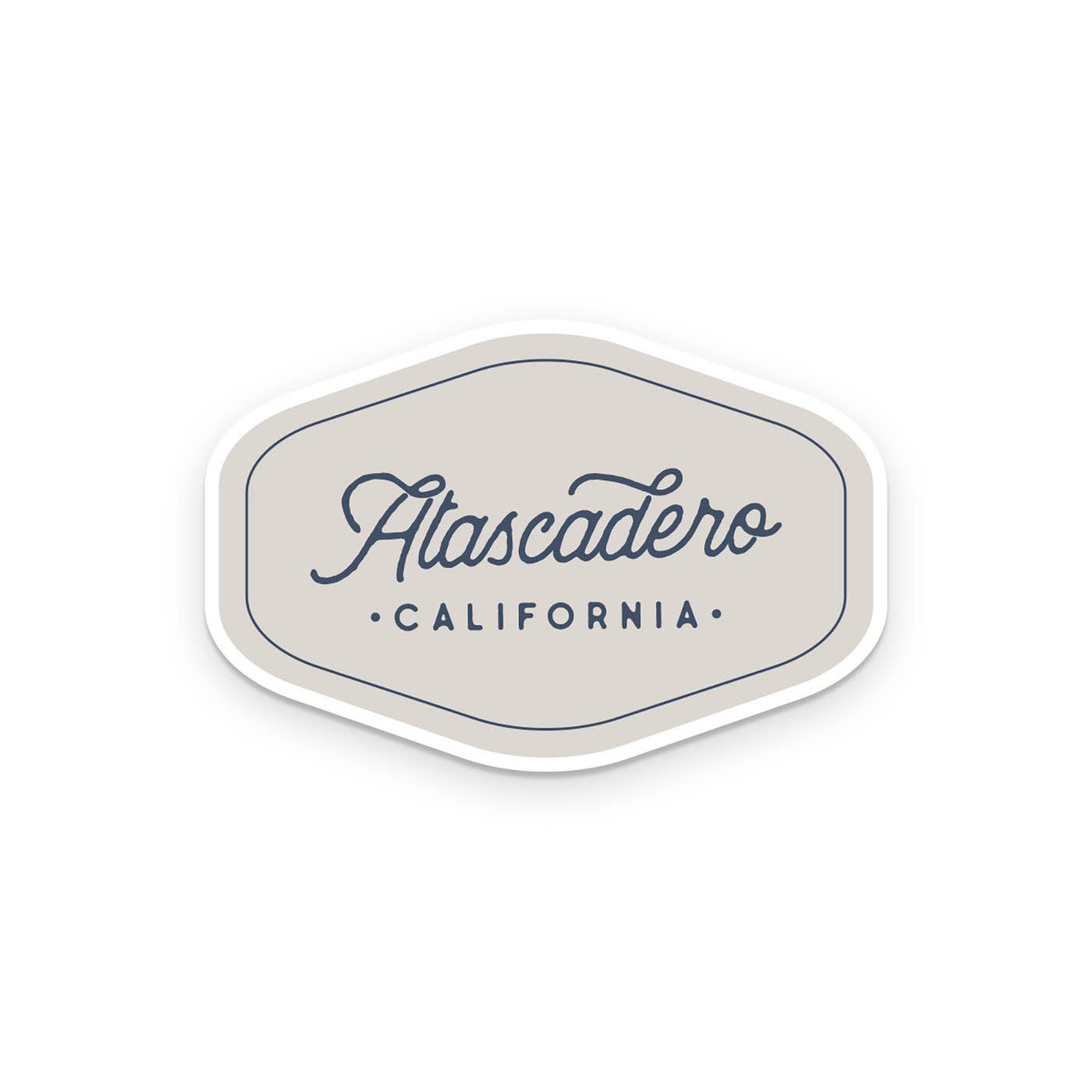 Custom City Script Sticker | Personalized & Durable Design