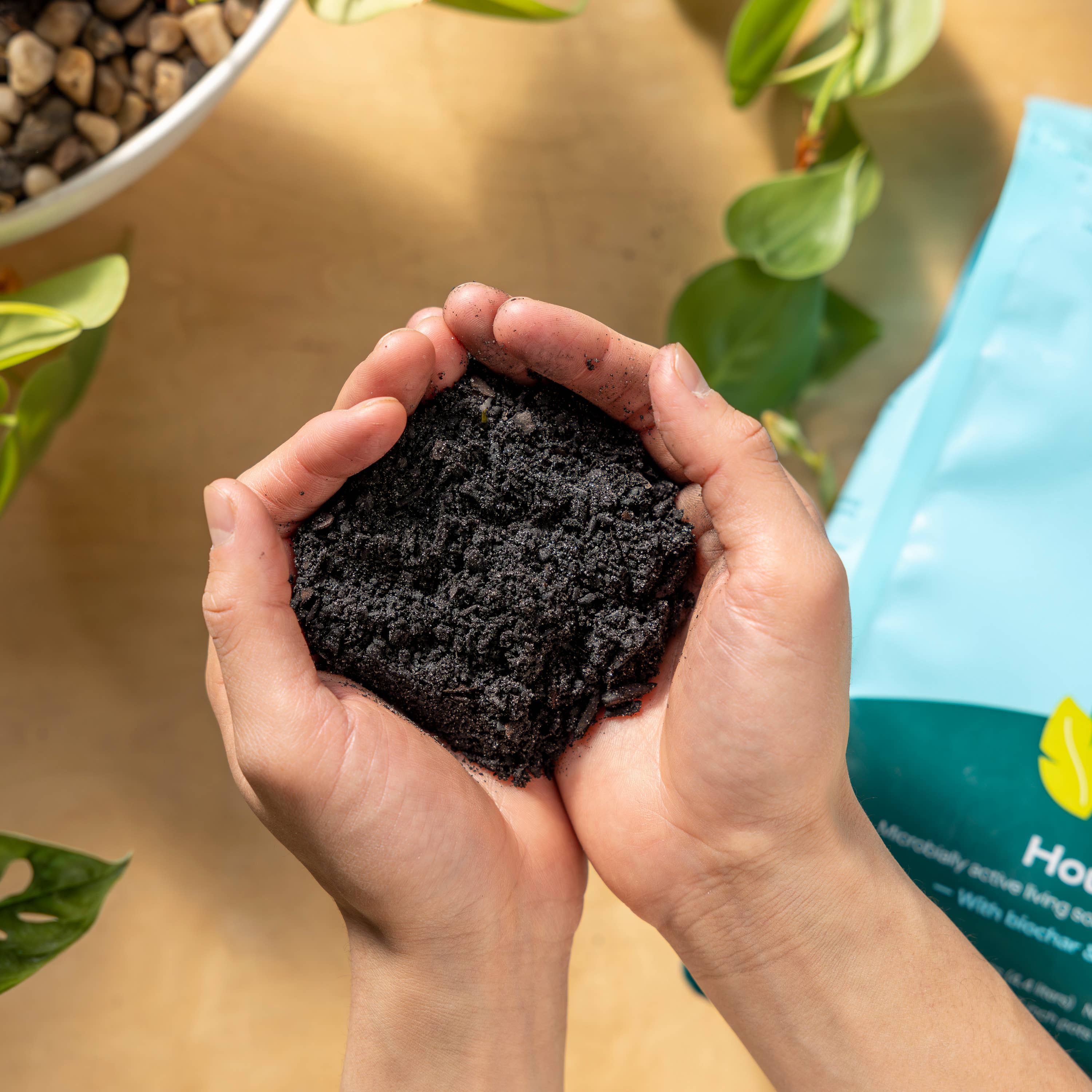 4qt Organic Potting Soil Mix | Ideal for Indoor Plants & Herbs