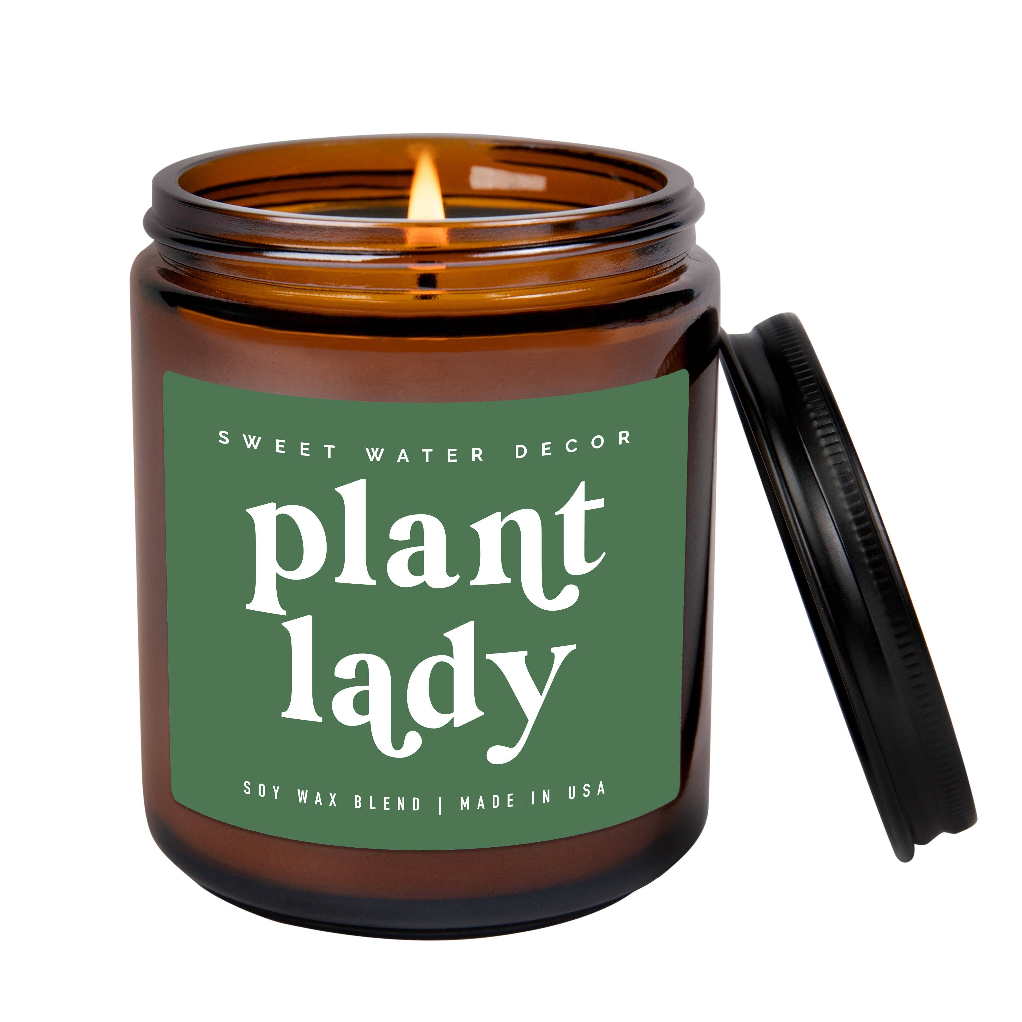 Plant Lady | 9 oz Soy Candle | Fresh, Earthy Scent