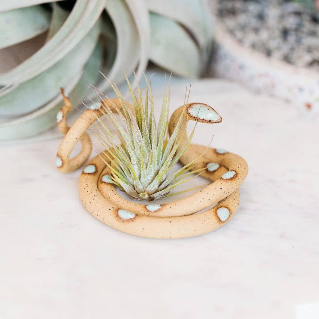 Medium Ceramic Snake | Unique Decorative Accent