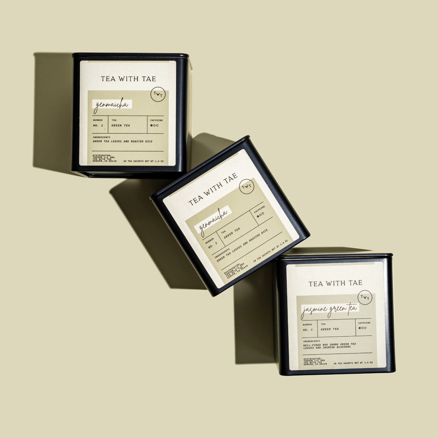 Moroccan Mint Green Tea Gift Tin (20 Tea Bags) | Refreshing