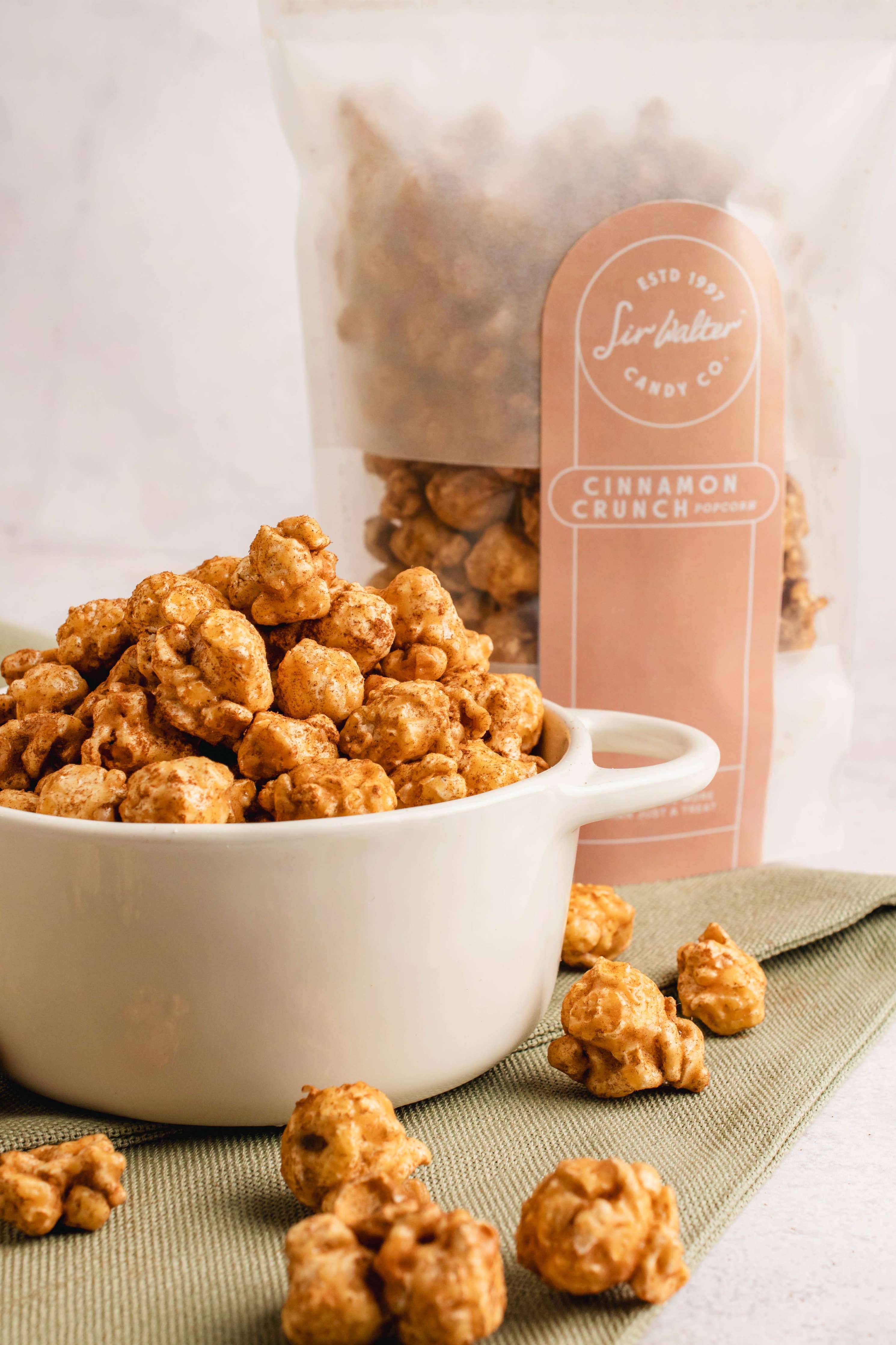 Artisanal Cinnamon Crunch Popcorn | Sweet & Spiced Treat