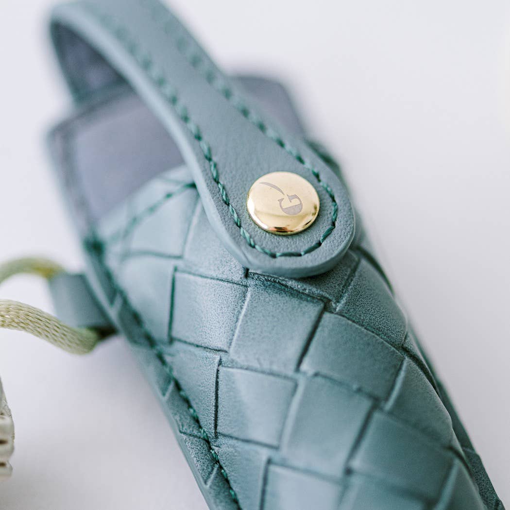 Ivory and Gold Heirloom Scissors with Case - Dusk Blue