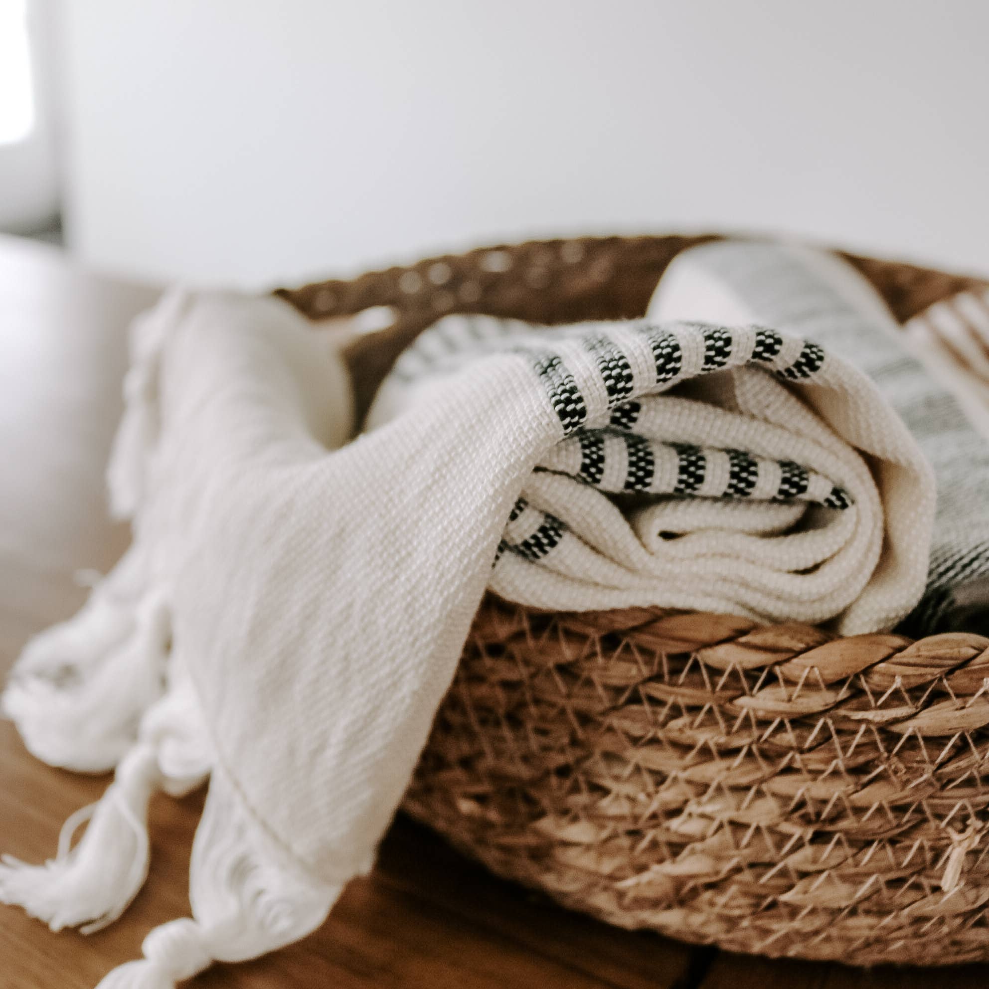 Turkish Cotton Hand Towel | Multi Stripe Design
