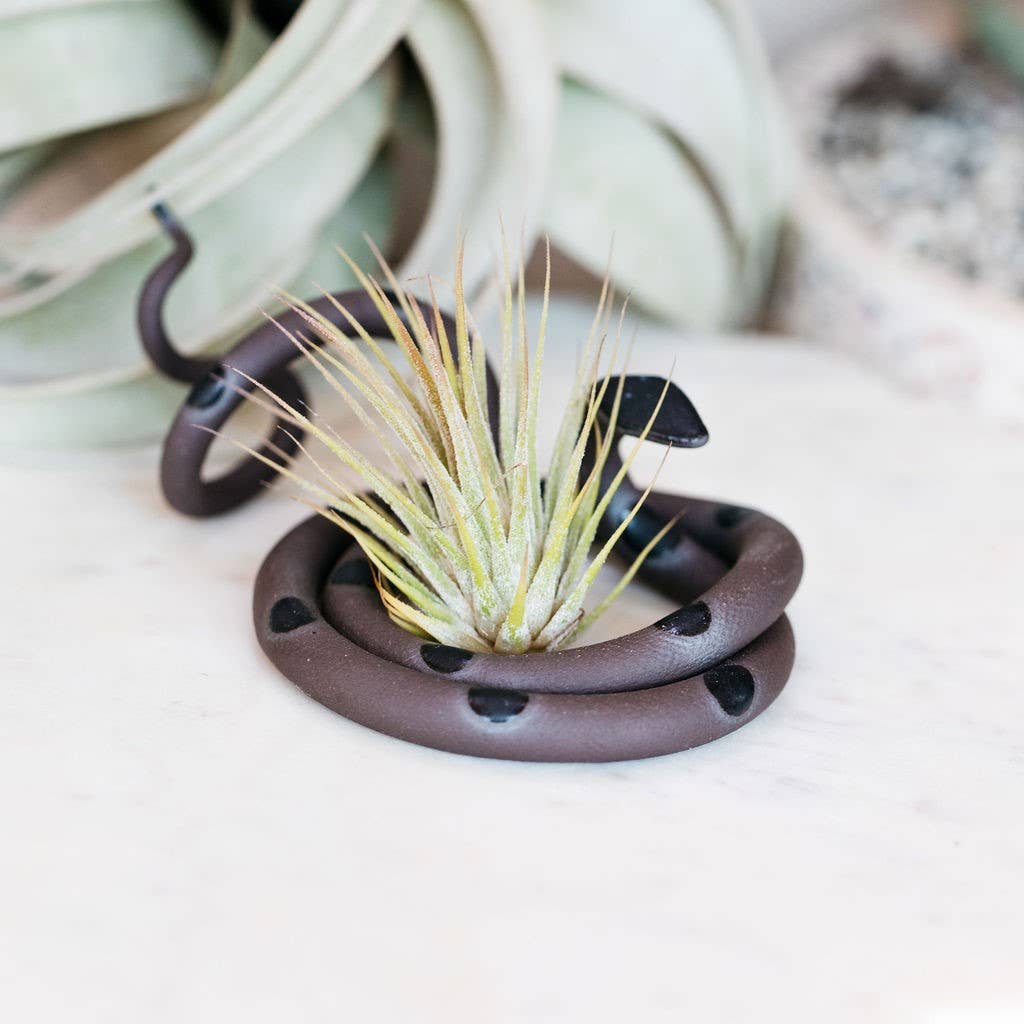 Medium Ceramic Snake | Unique Decorative Accent