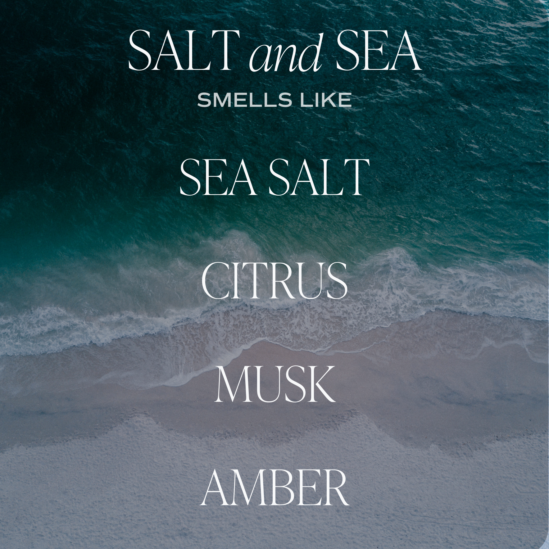Salt and Sea | 15 oz Soy Candle, Matte Jar