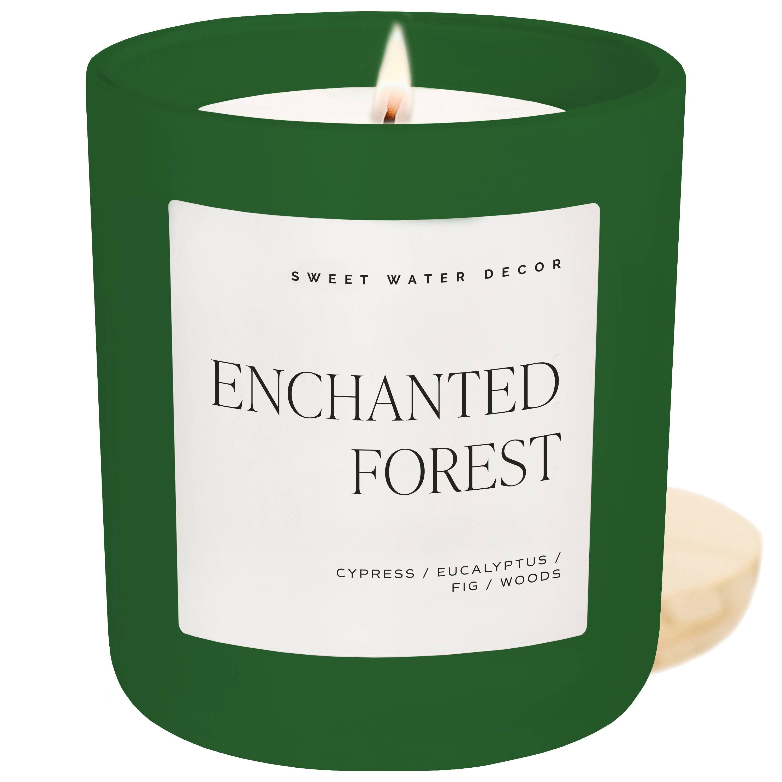 Enchanted Forest | 15 oz Soy Candle, Matte Jar