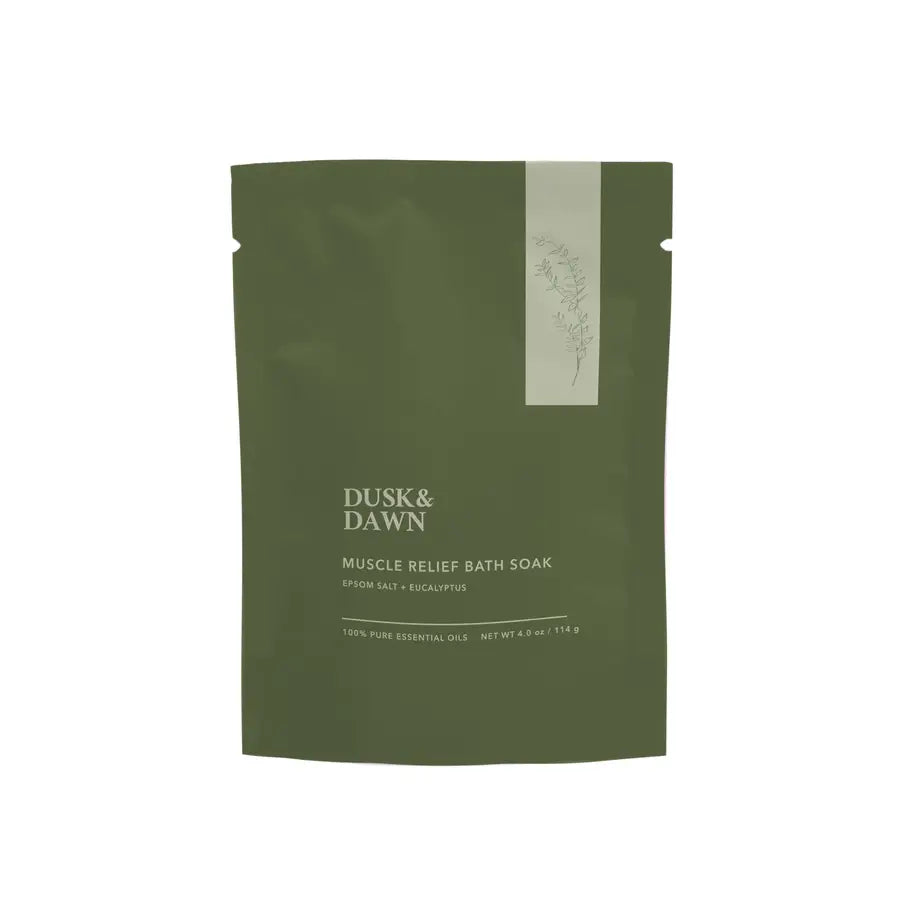 Muscle Relief Bath Soak Pouch - Epsom Salt + Eucalyptus Oil