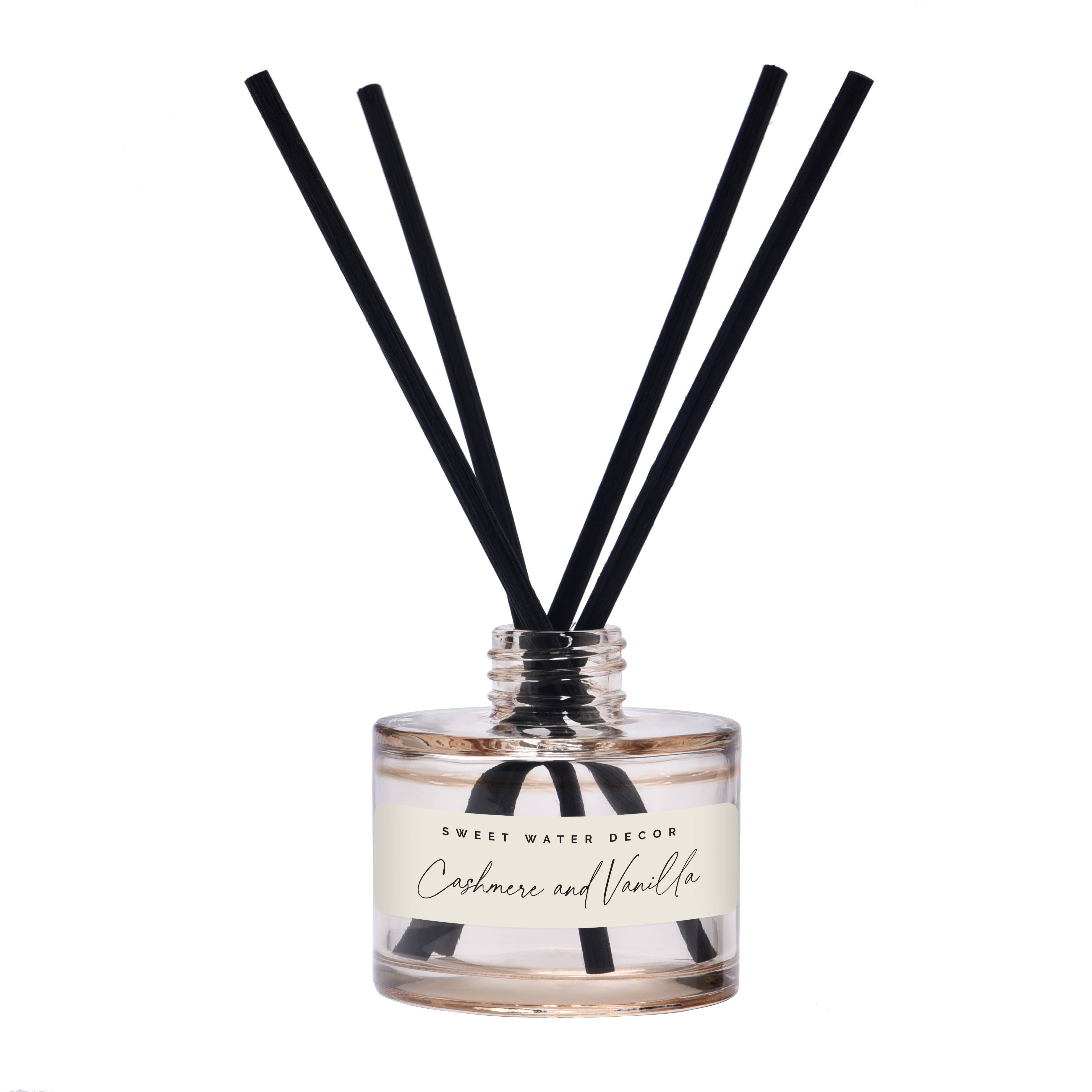 Cashmere & Vanilla Reed Diffuser | Long-Lasting Cozy Scent