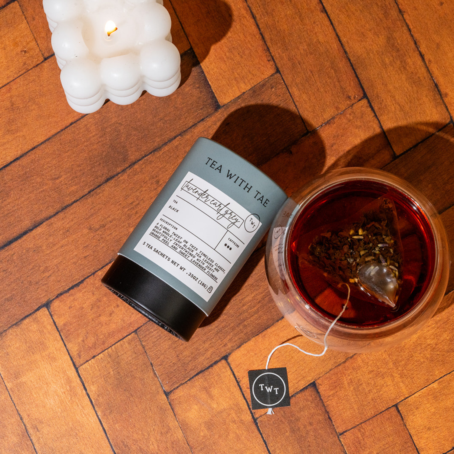 Lavender Earl Grey Black Tea | Mini Tube Gift with 5 Bags