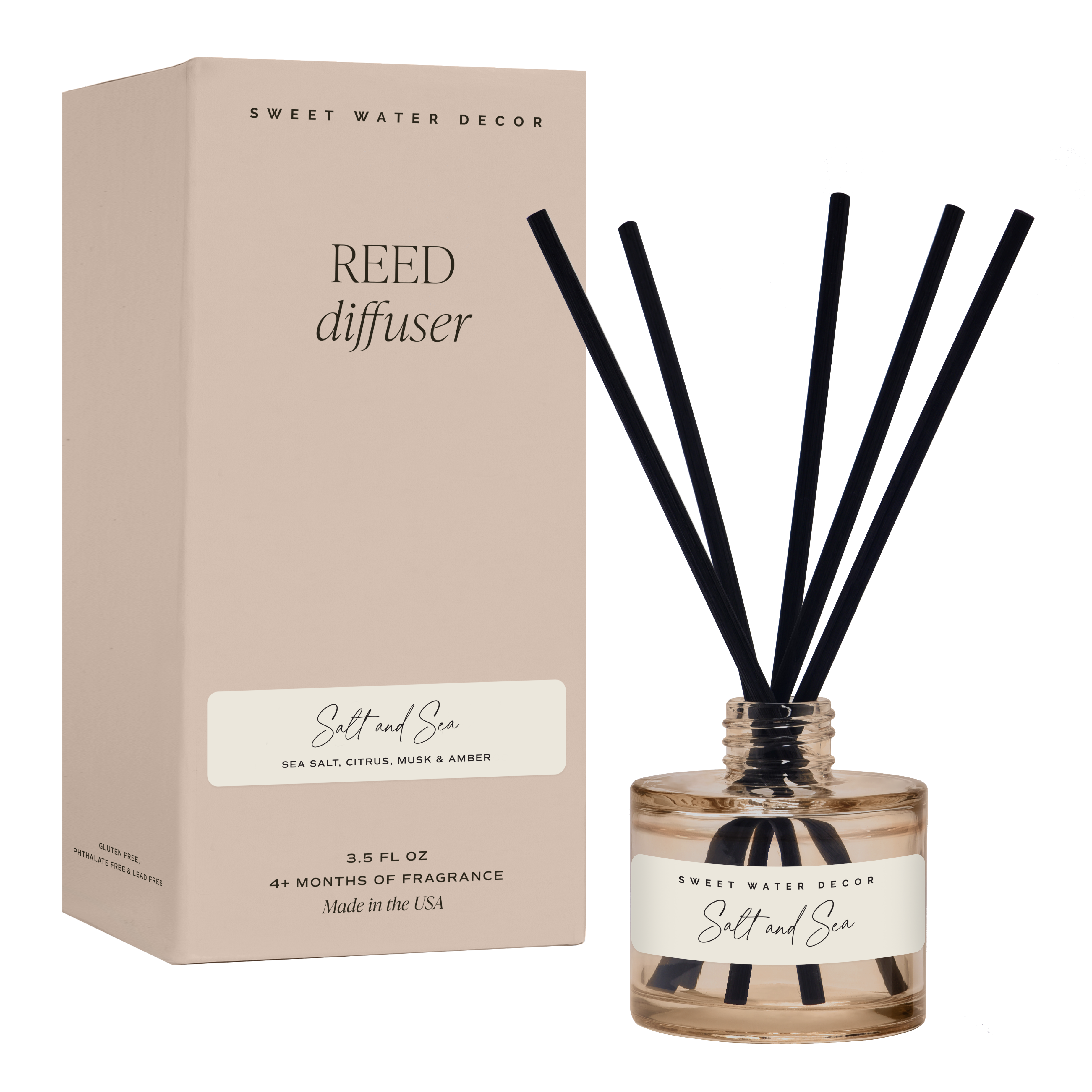 Reed Diffuser | Salt and Sea | Refreshing Fragrance