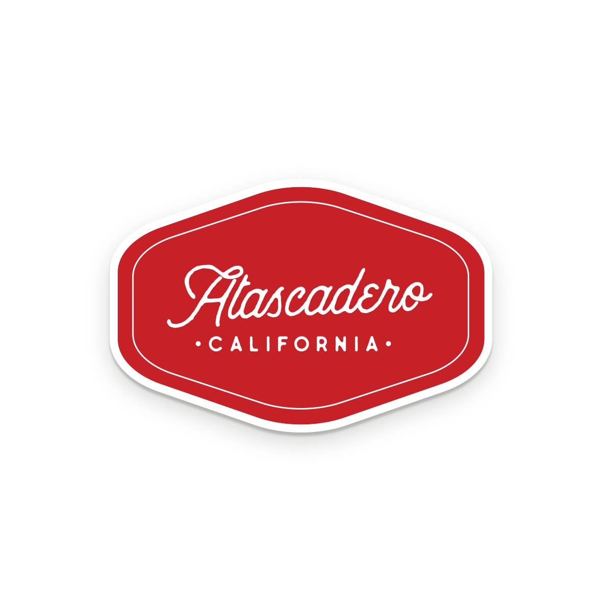 Custom City Script Sticker | Personalized & Durable Design