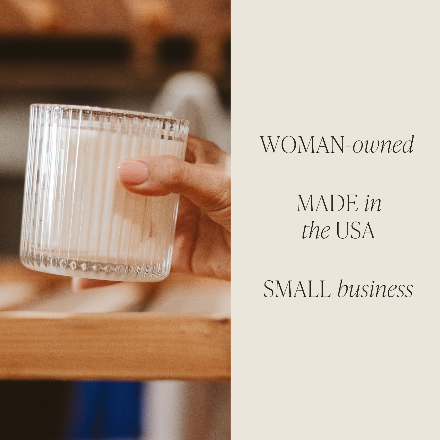 Wildflowers & Salt Soy Candle | 12oz Fluted Ribbed Jar