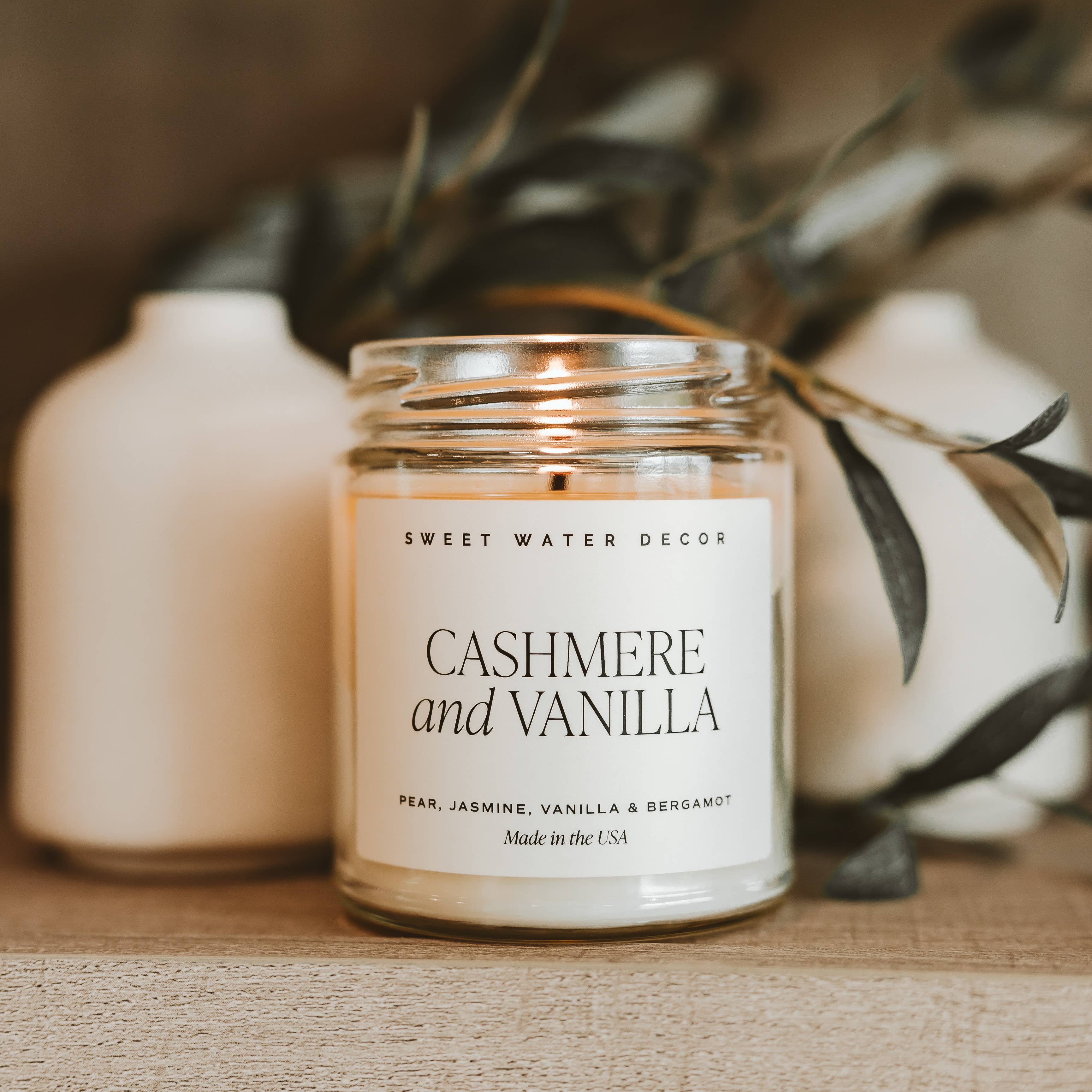 Cashmere and Vanilla Soy Candle | 9oz Soft & Cozy Scent