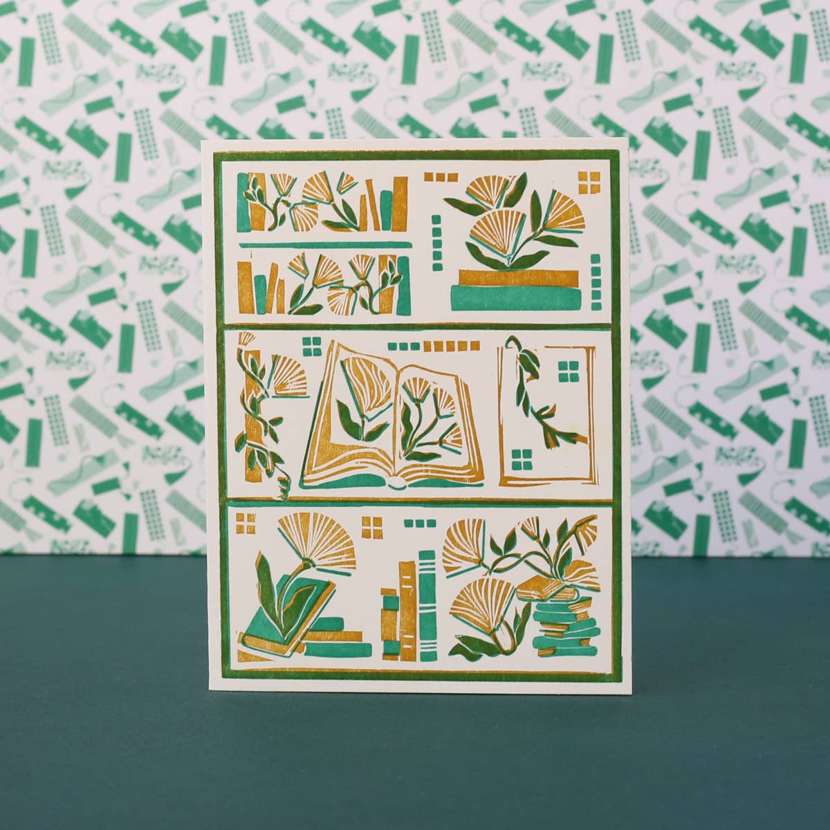 Book Lovers Assorted Letterpress Cards Set | Boxed Set of 6