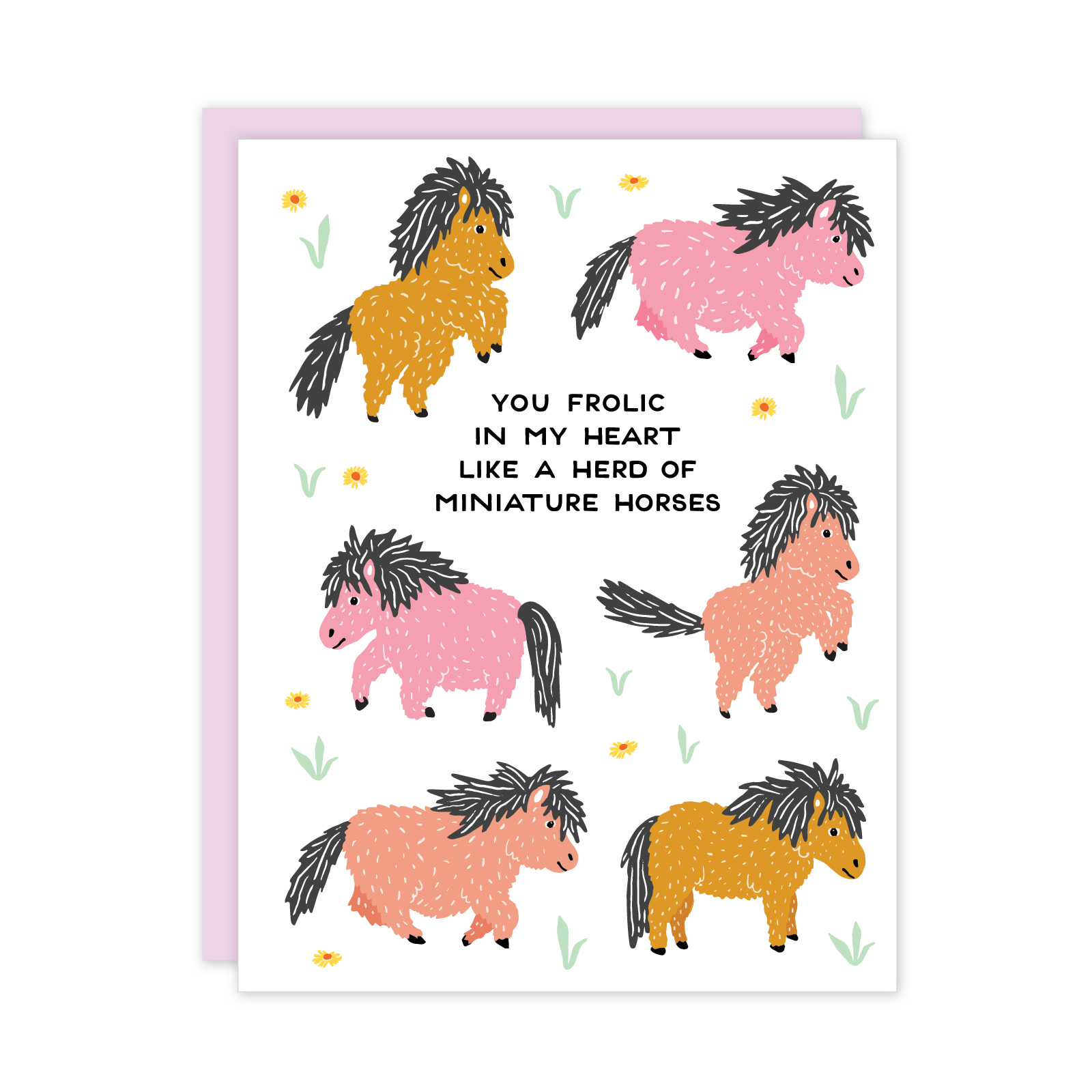 Miniature Horses Card