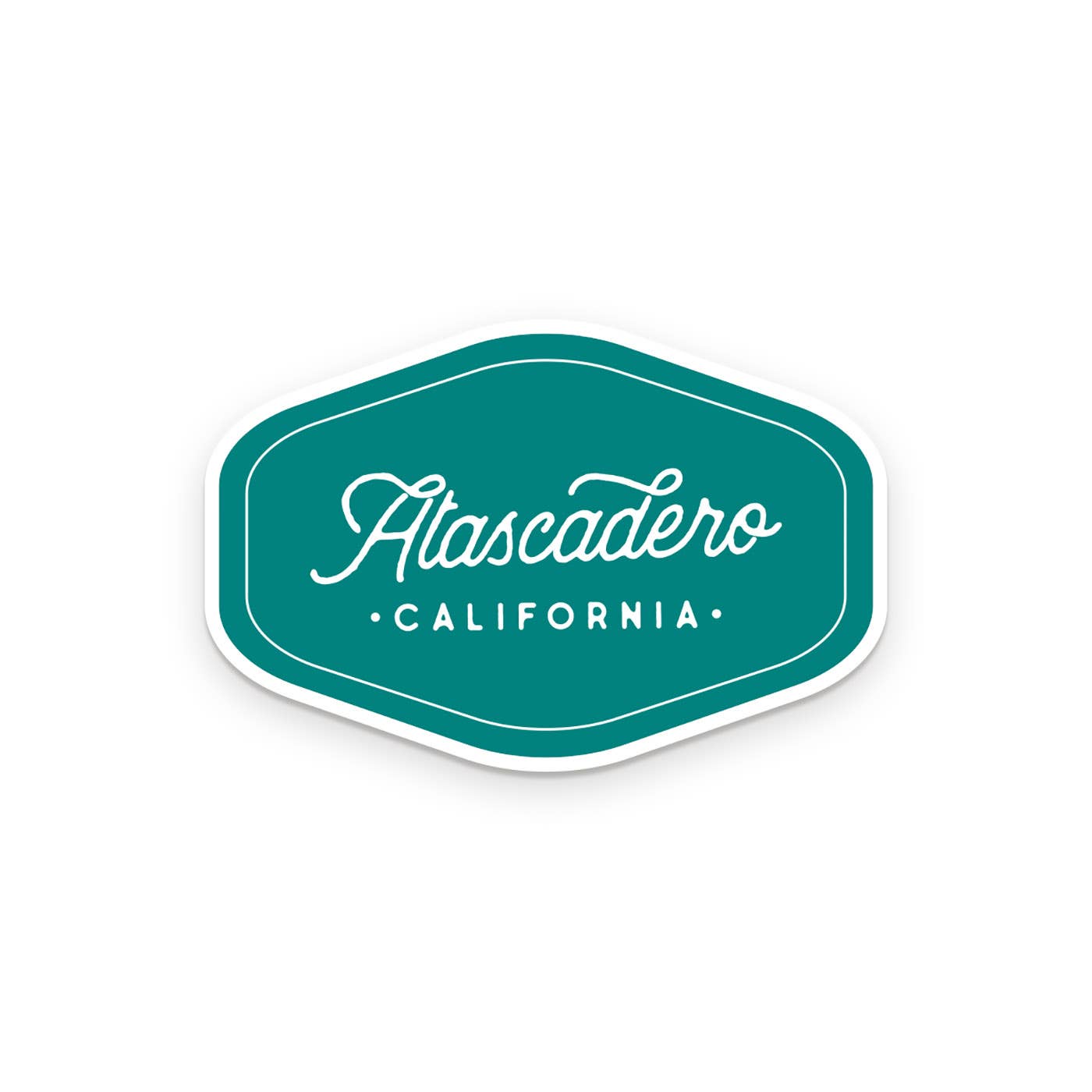 Custom City Script Sticker | Personalized & Durable Design