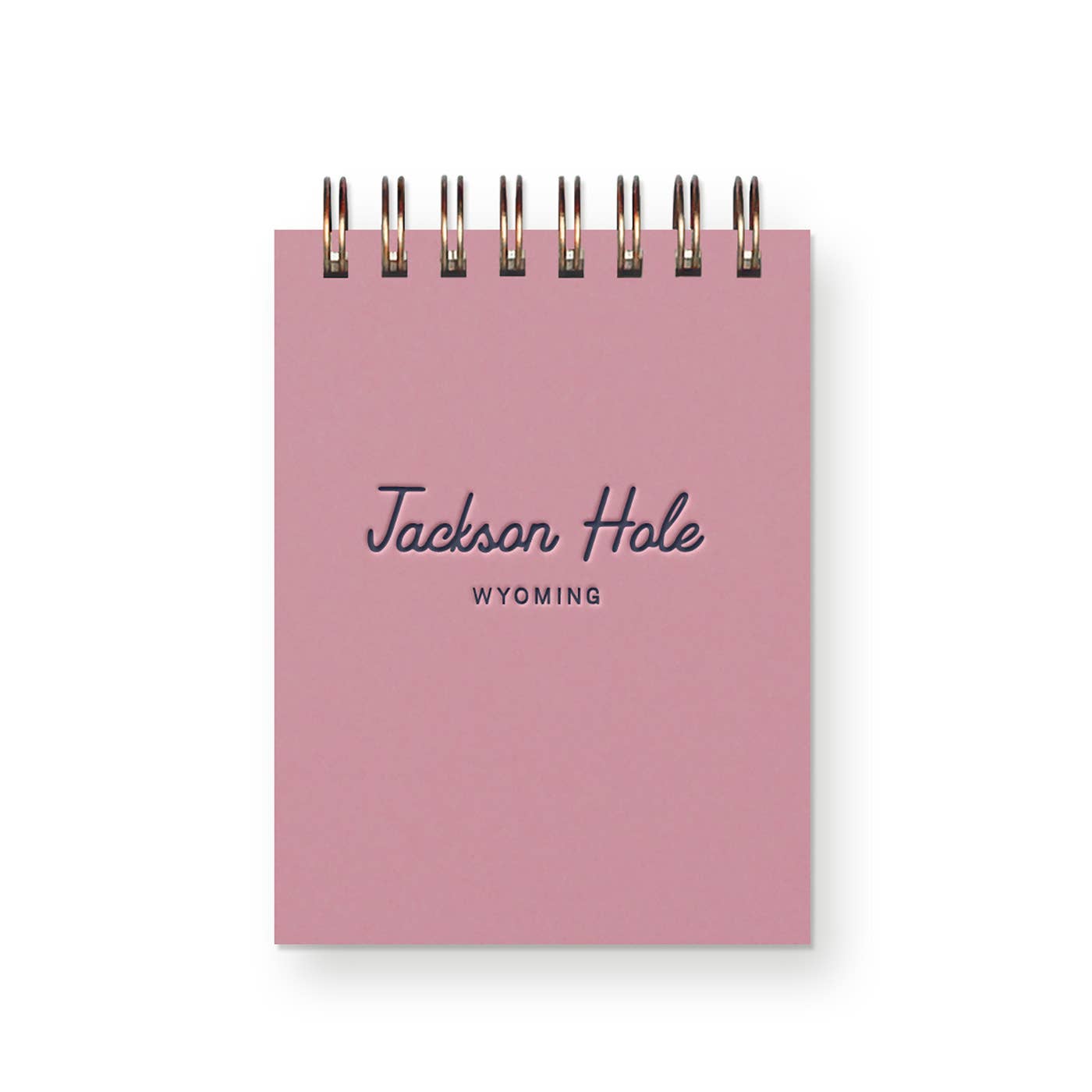 Custom City Straight Script Mini Jotter Notebook