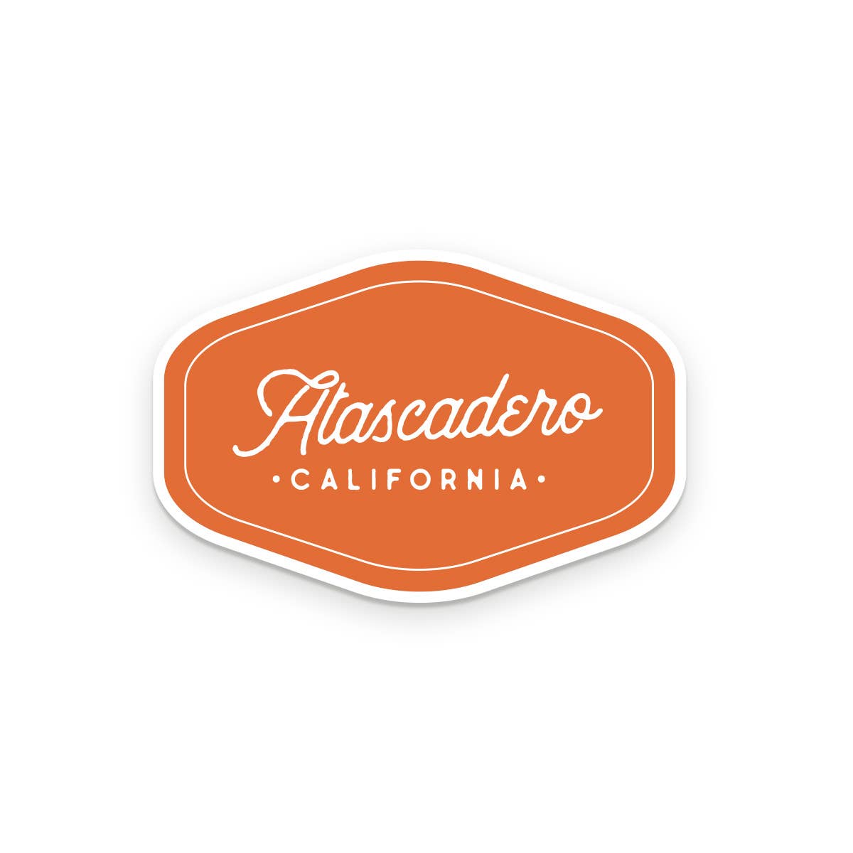 Custom City Script Sticker | Personalized & Durable Design