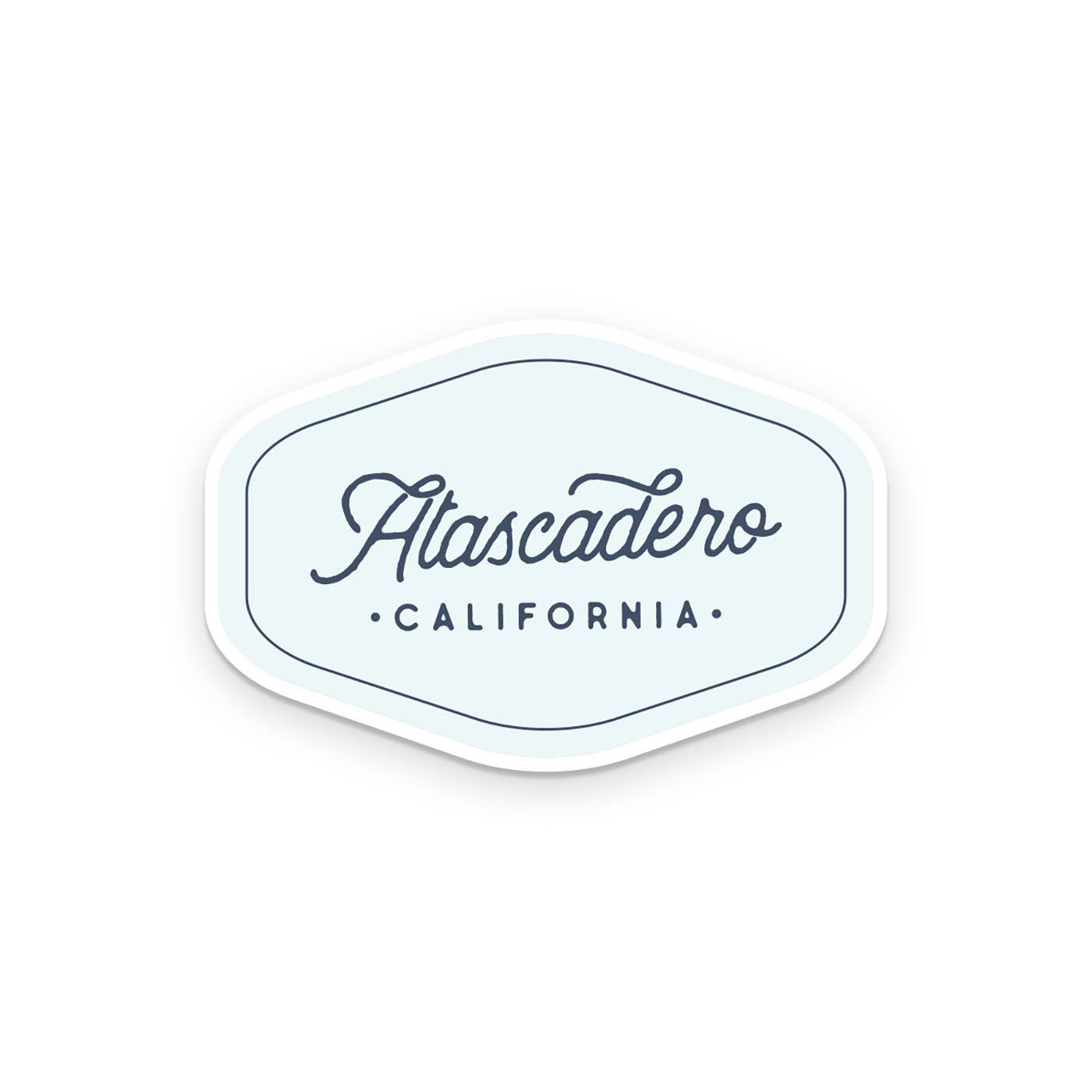 Custom City Script Sticker | Personalized & Durable Design