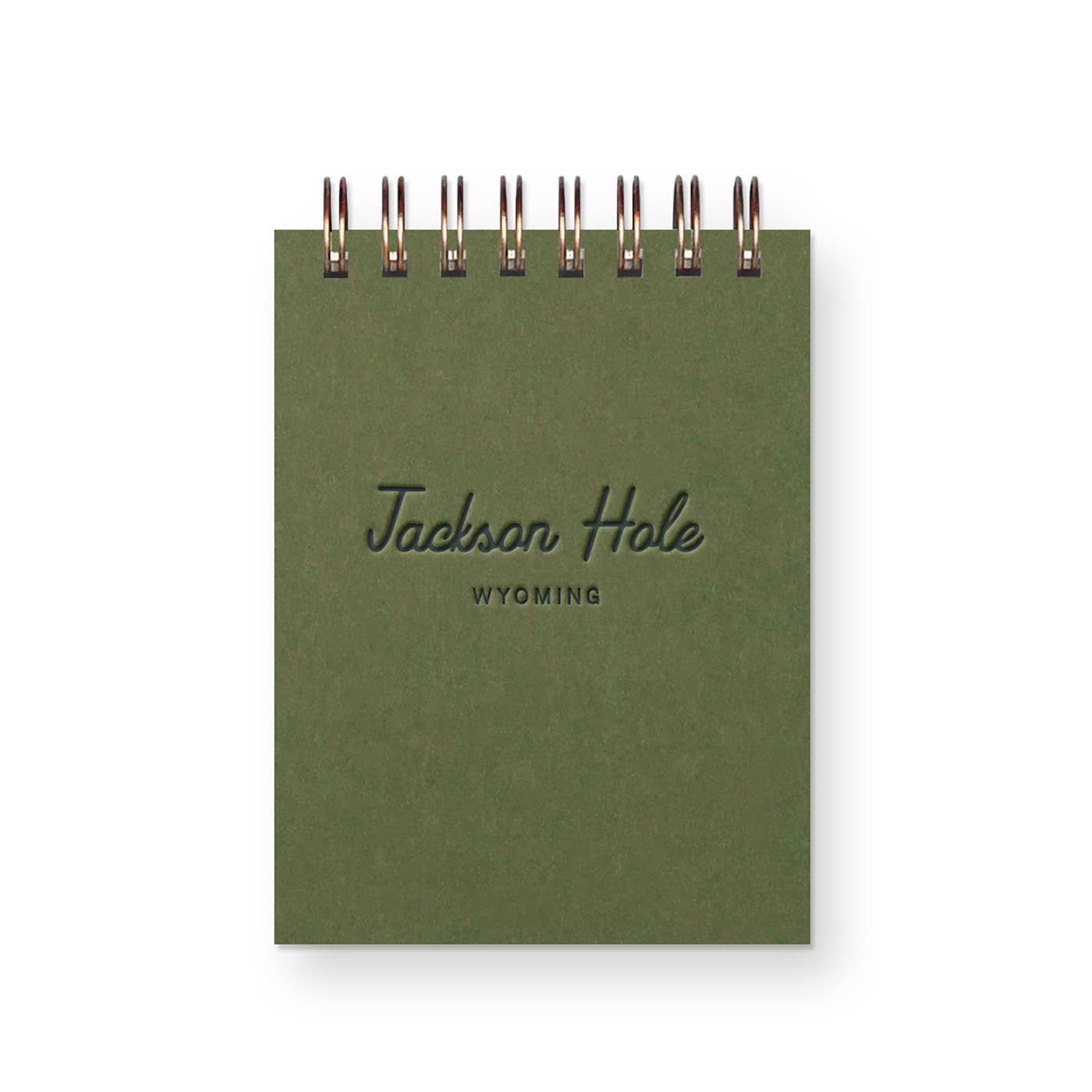 Custom City Straight Script Mini Jotter Notebook