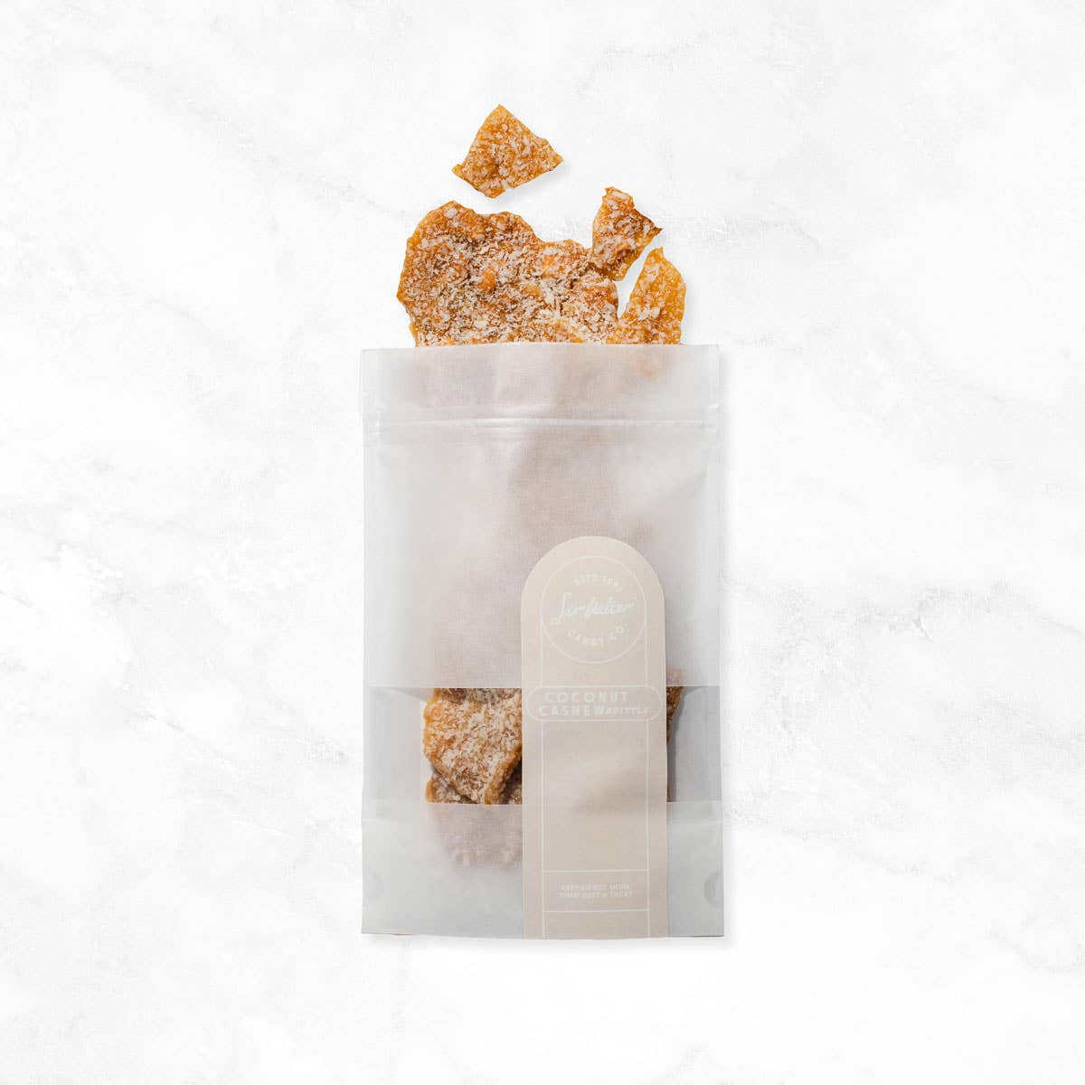 Artisanal Crisp Coconut Cashew Brittle