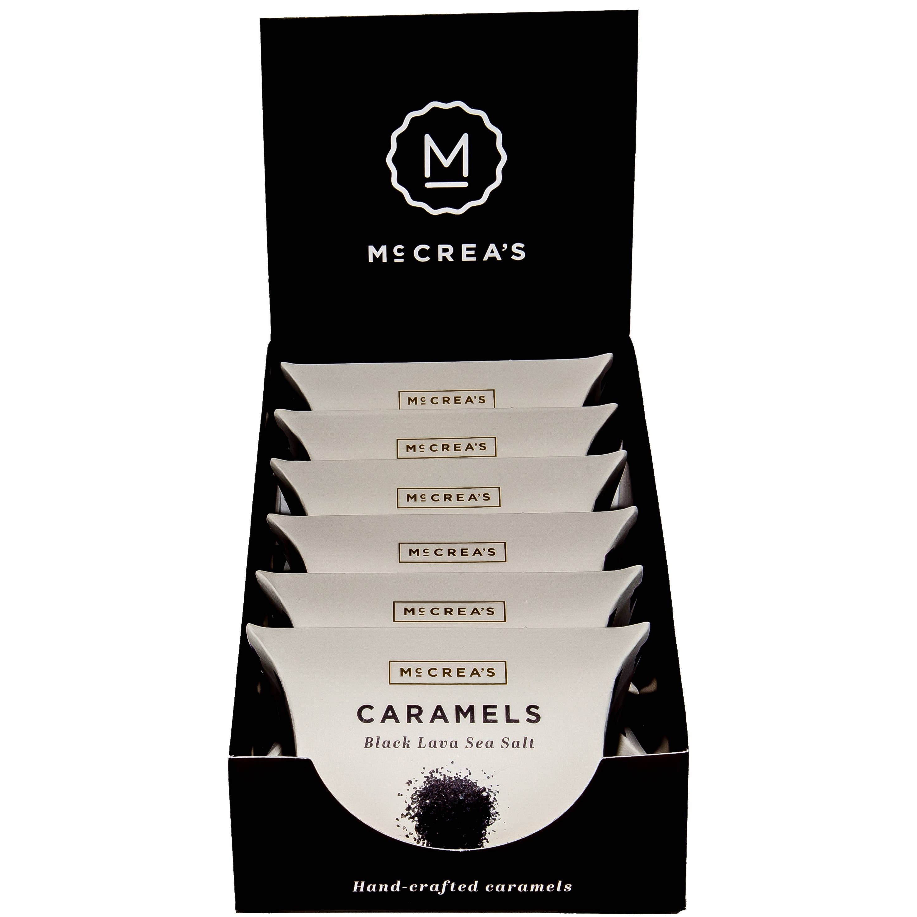 Caramels Pillow Box | Black Lava Sea Salt