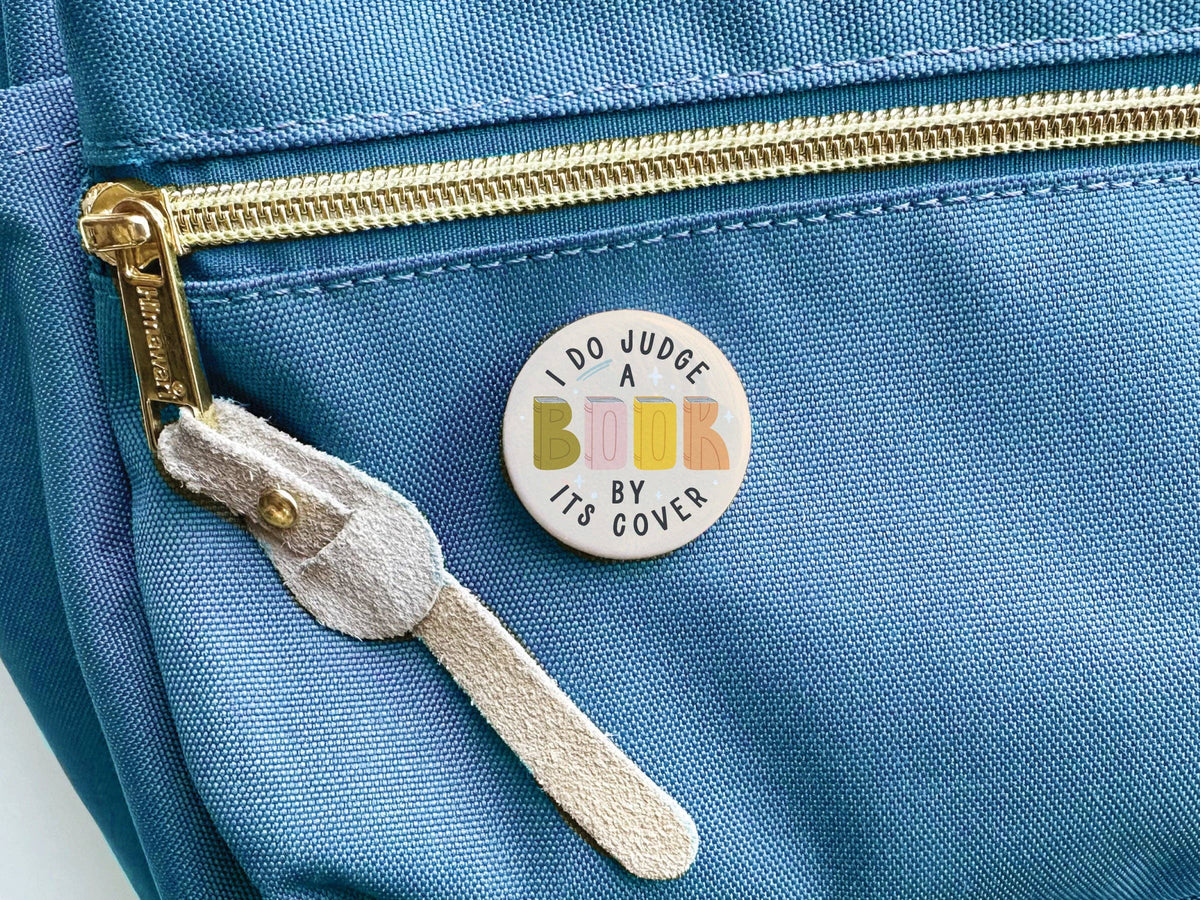 I DO Judge a Book By Its Cover Button