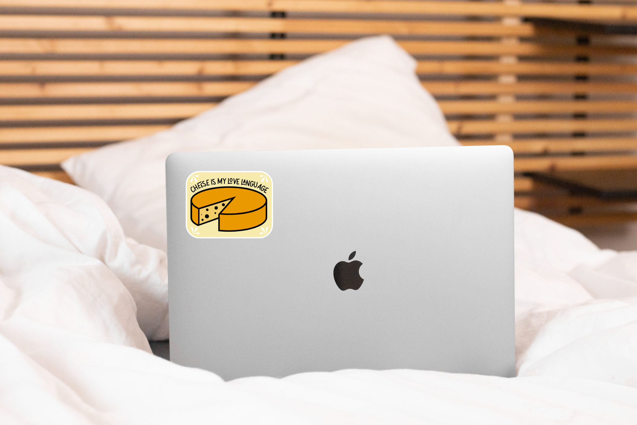 Cheese is my Love Language Sticker - food, deli, creamery