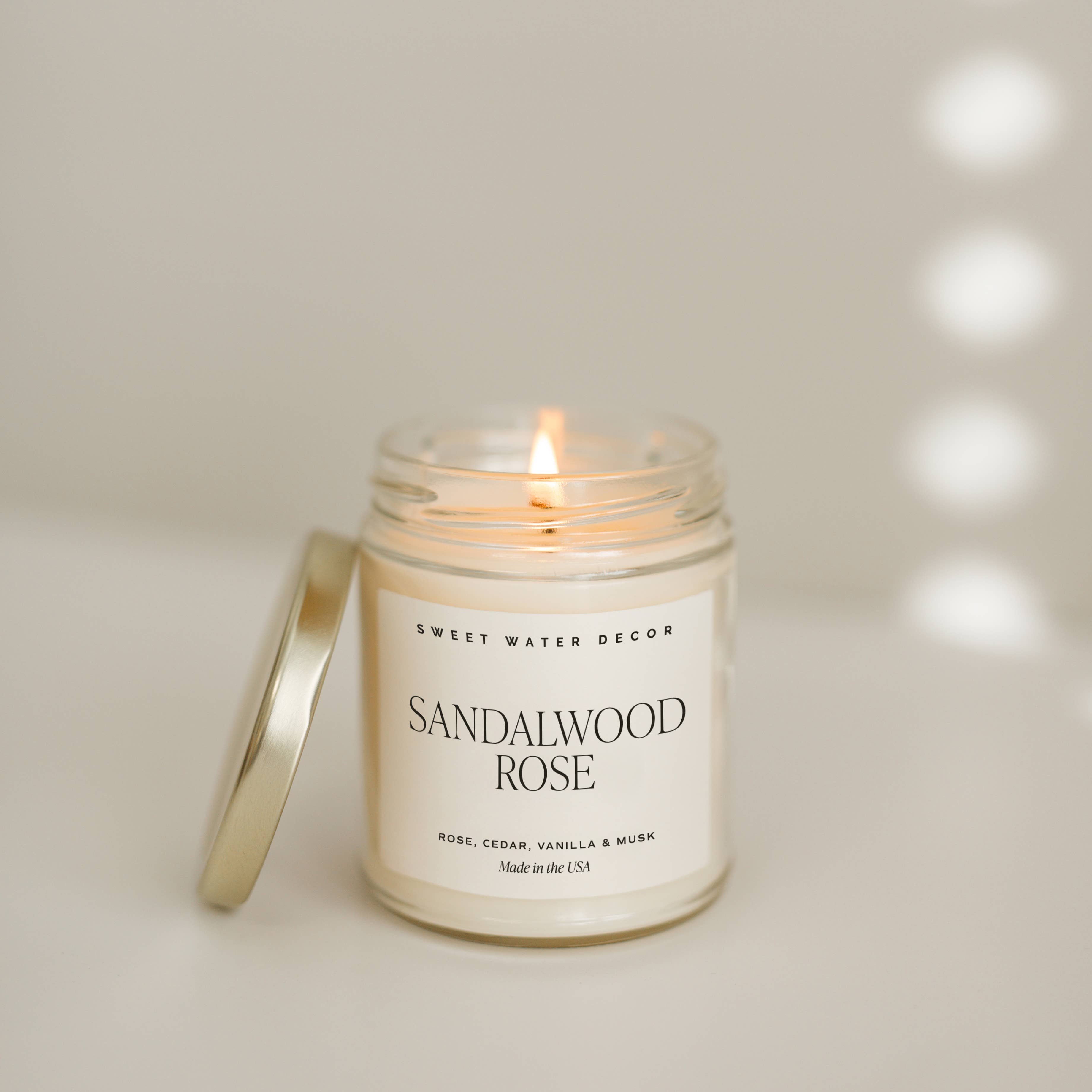 Sandalwood Rose | 9 oz Soy Candle