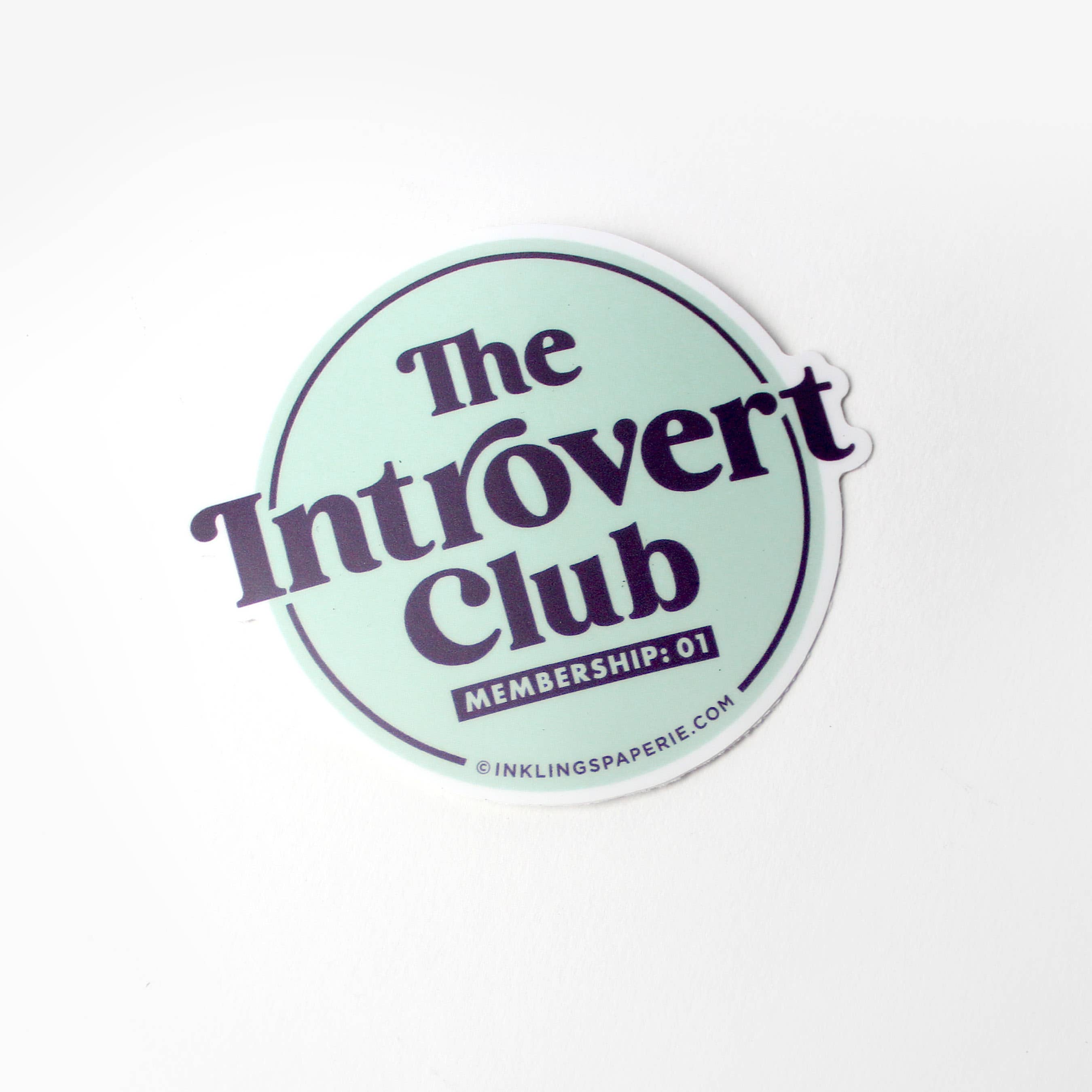 Vinyl Sticker - Introvert Club