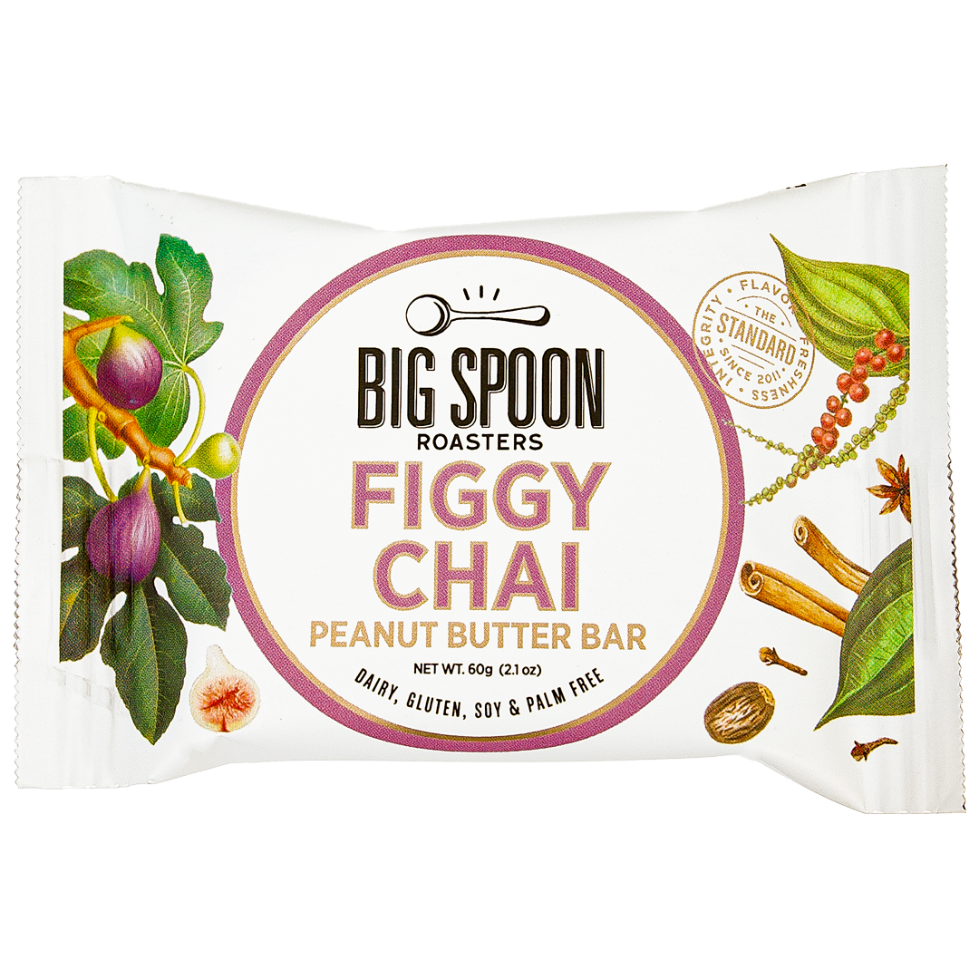 Figgy Chai Peanut Butter Bar | Spiced & Nutty Delight