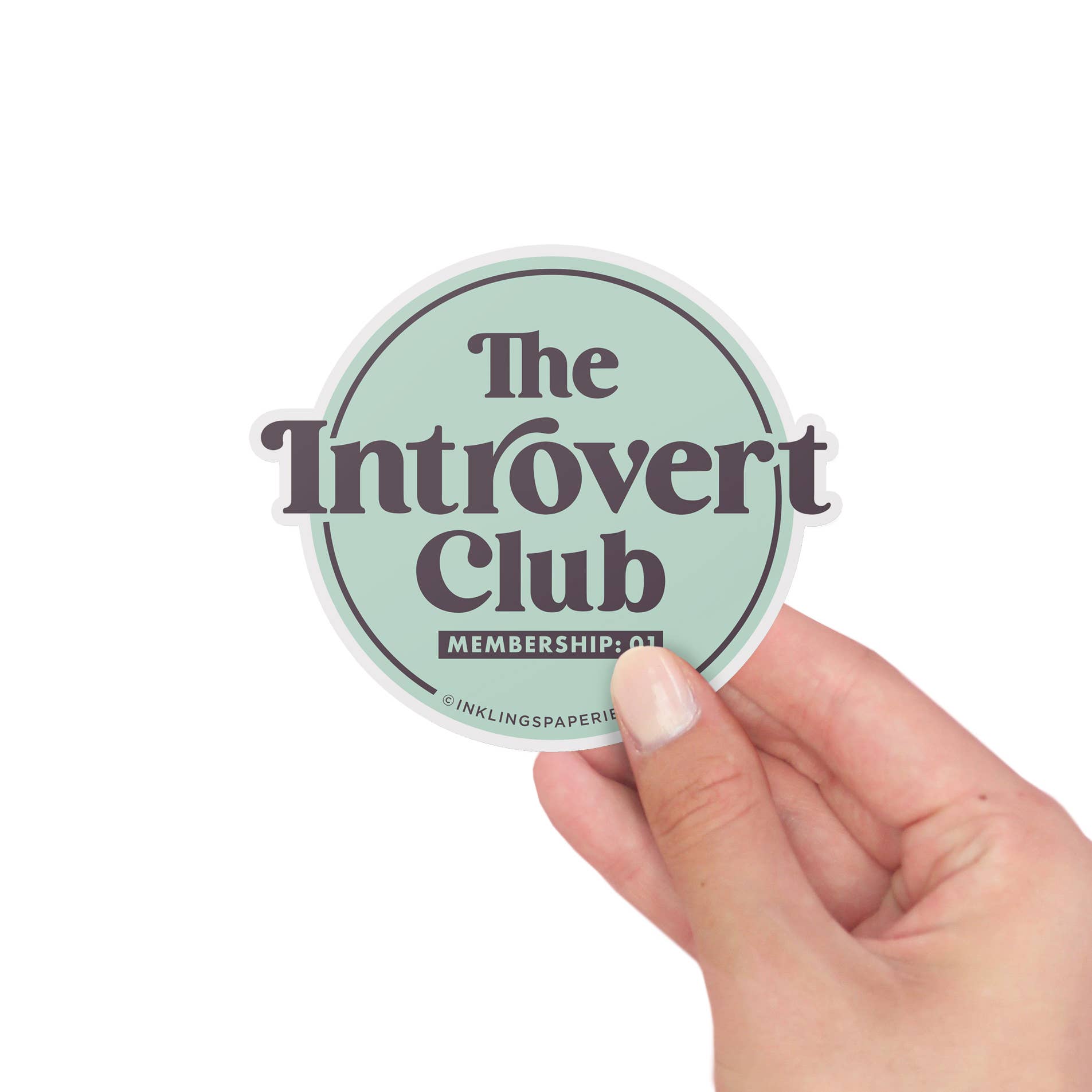 Vinyl Sticker - Introvert Club