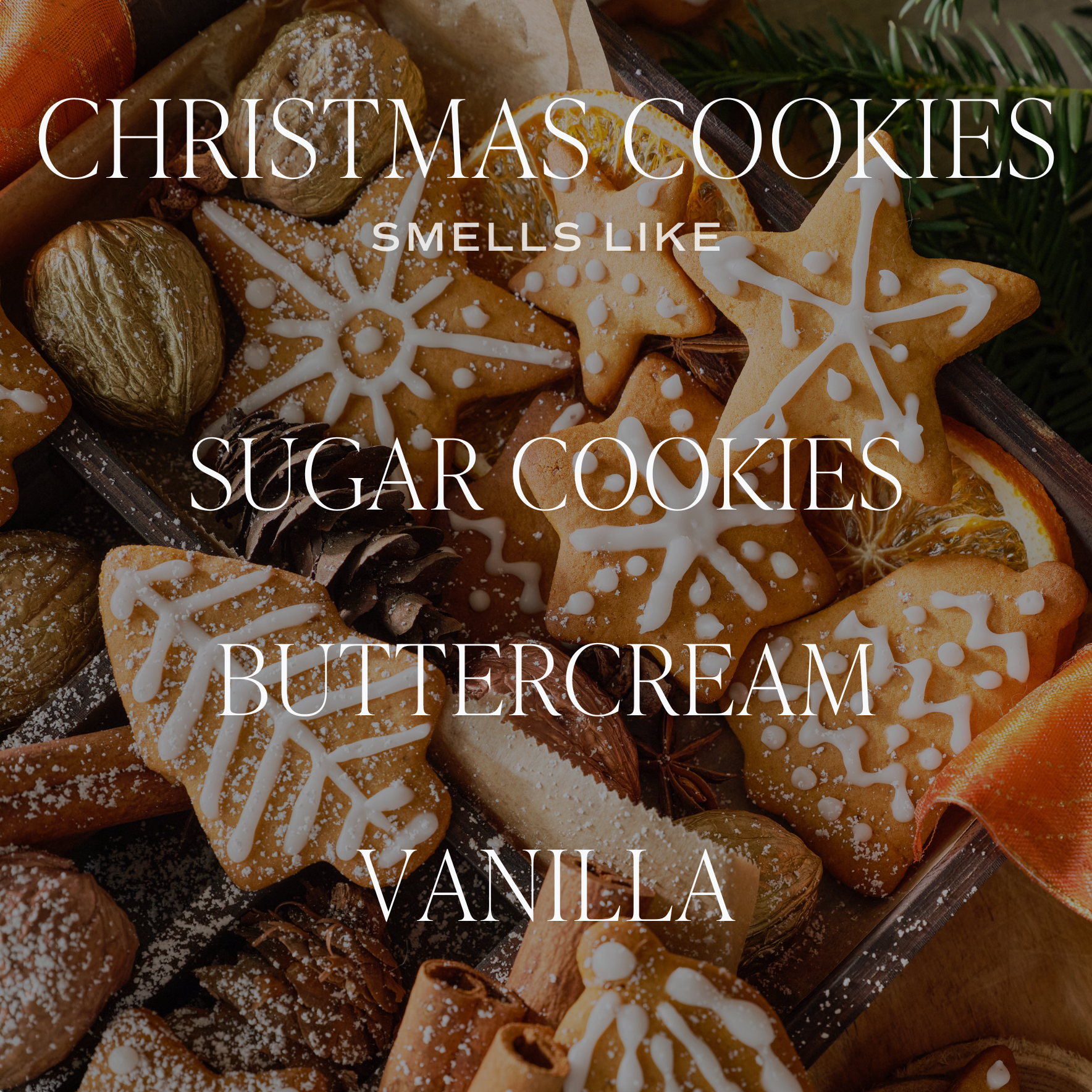 Christmas Cookies | 15 oz Soy Candle, Matte Jar