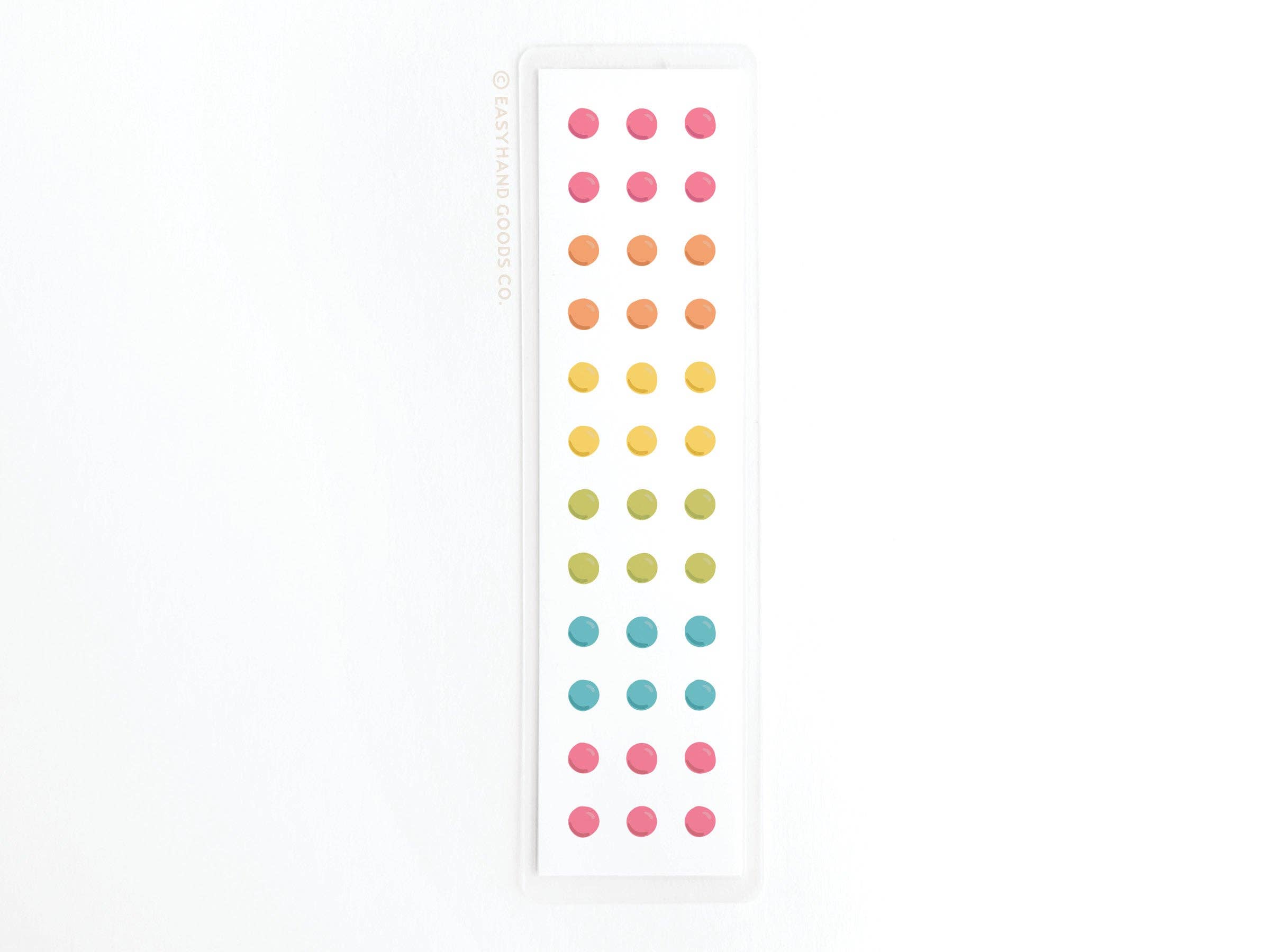 Button Candy Laminated Bookmark