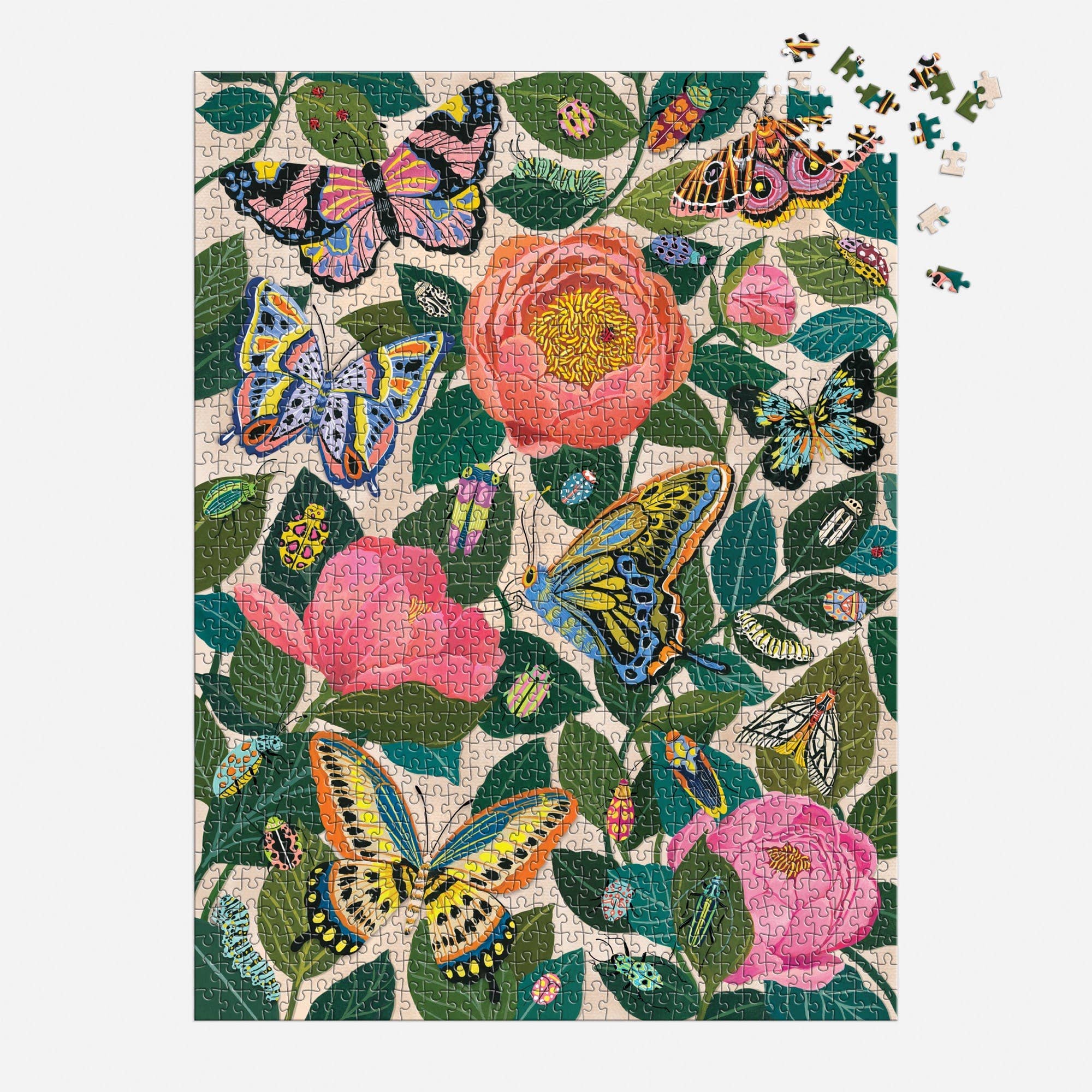 Between the Blooms 1000 Piece Foil Puzzle