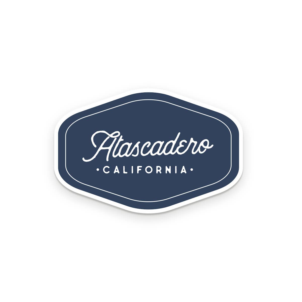 Custom City Script Sticker | Personalized & Durable Design