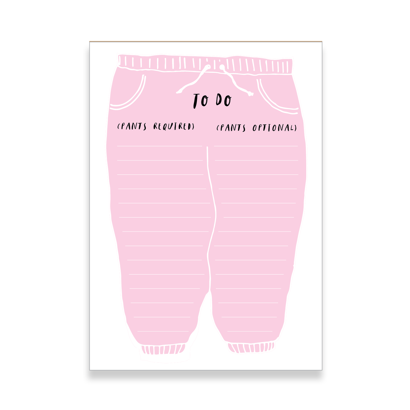 Pants Notepad
