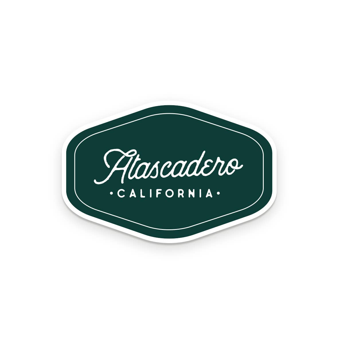 Custom City Script Sticker | Personalized & Durable Design