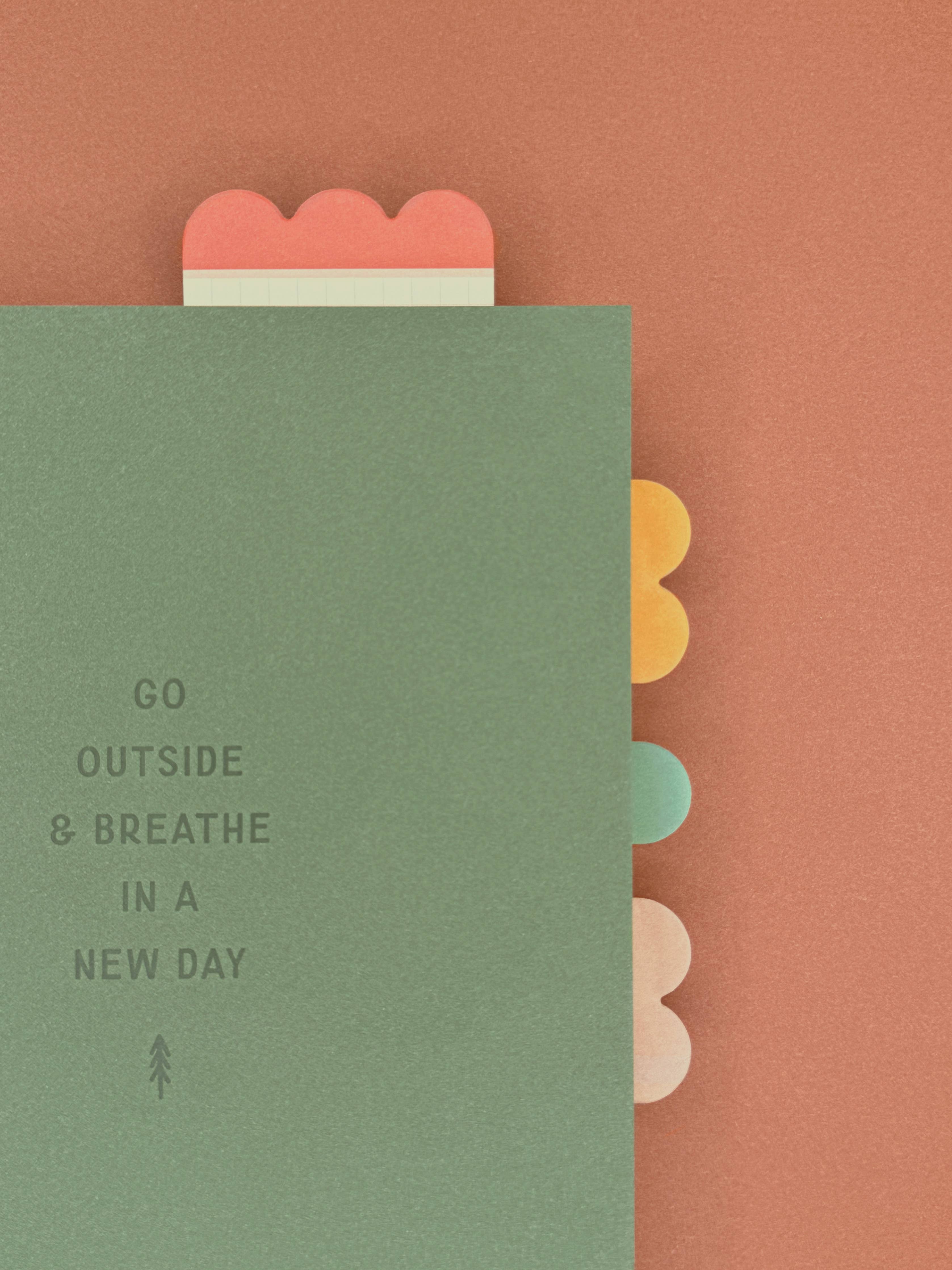 Grid Sticky Note Set | Page Flags and Tabs | Functional Organization